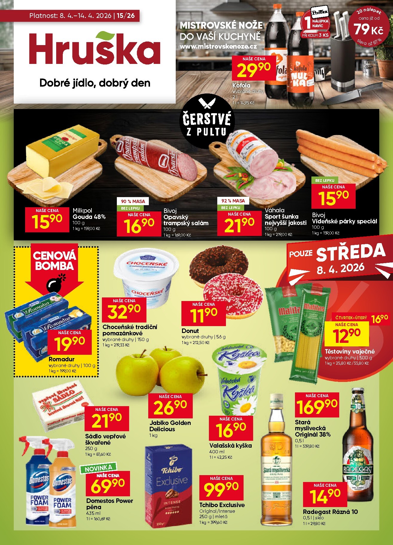 Aktuální Hruška leták platný od středy 08.04.2026 do úterý 14.04.2026