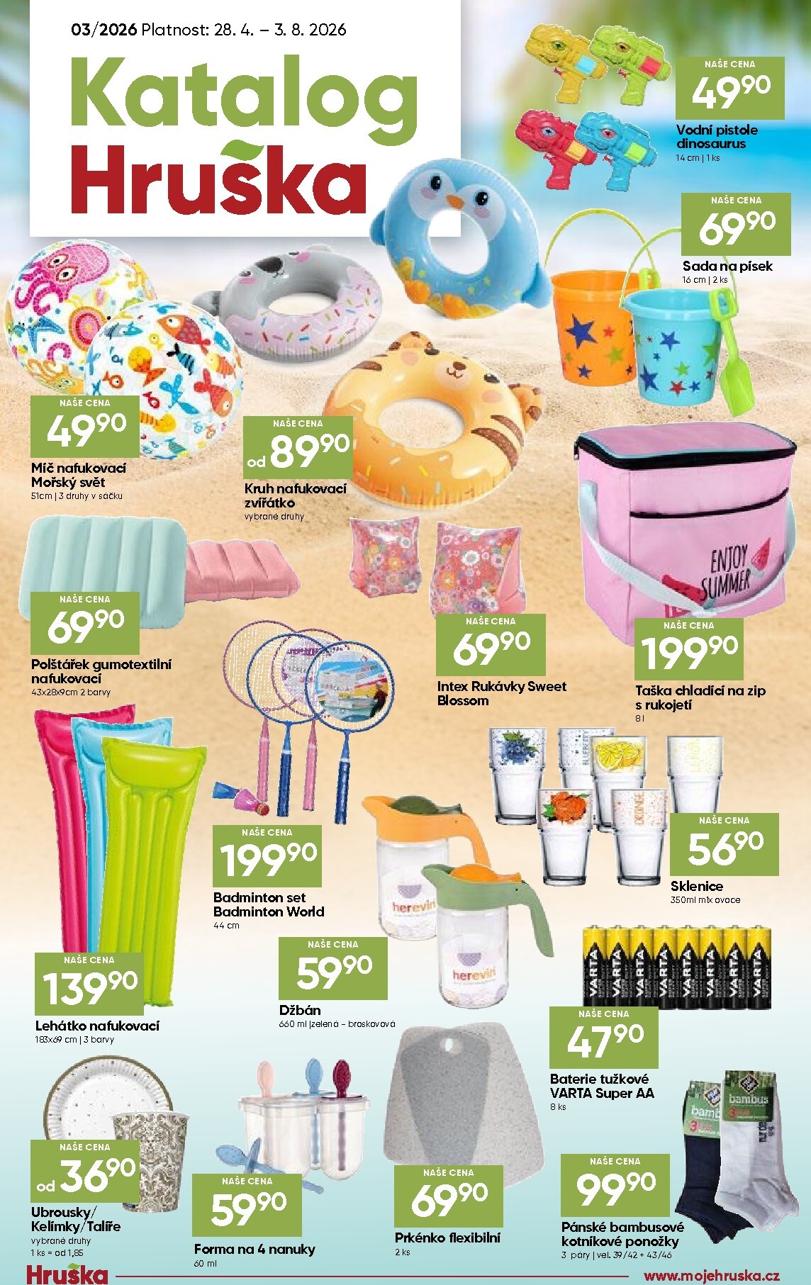 Aktuální Hruška - Katalog leták platný od úterý 28.04.2026 do pondělí 03.08.2026