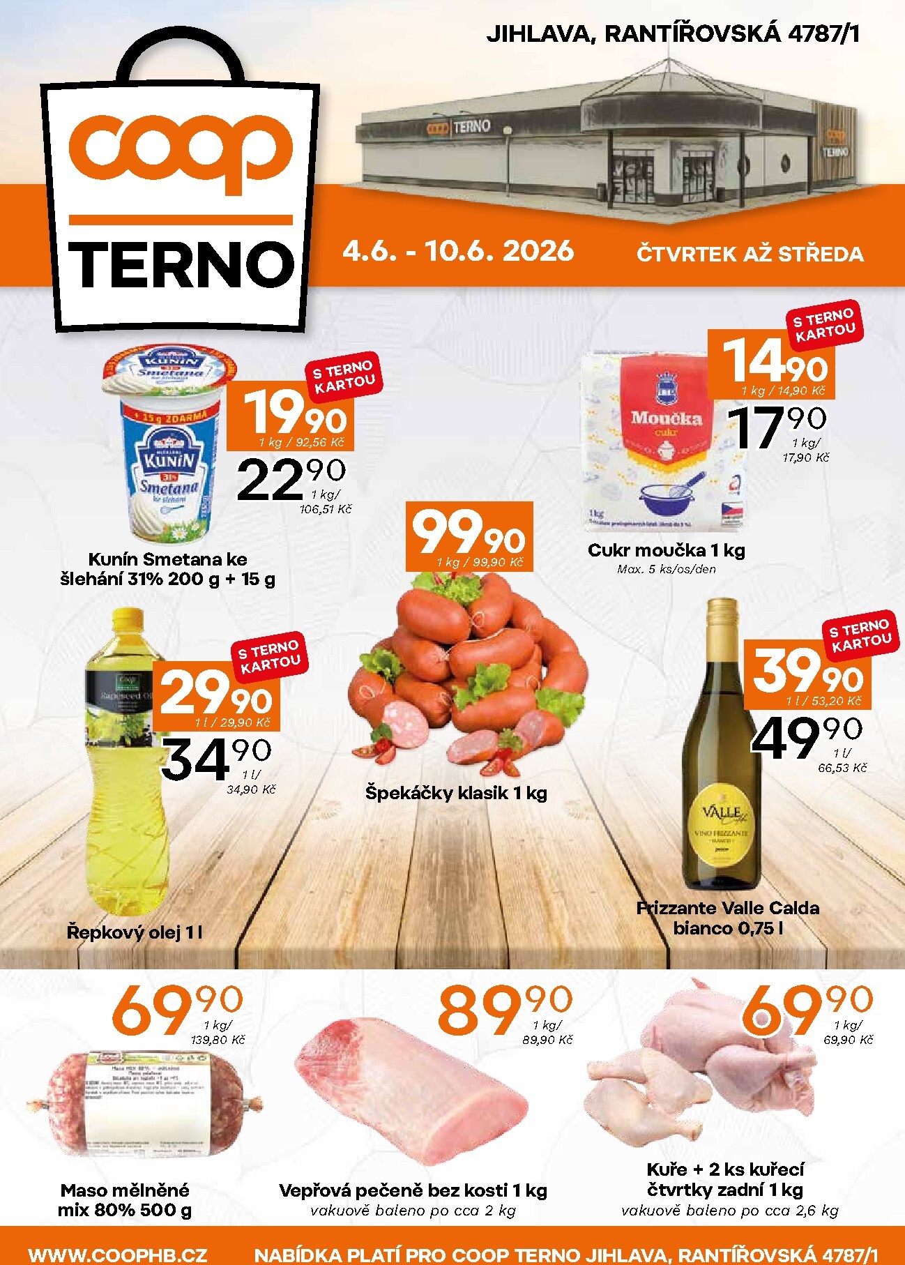 Aktuální Terno - Coop leták platný od čtvrtka 04.06.2026 do středy 10.06.2026