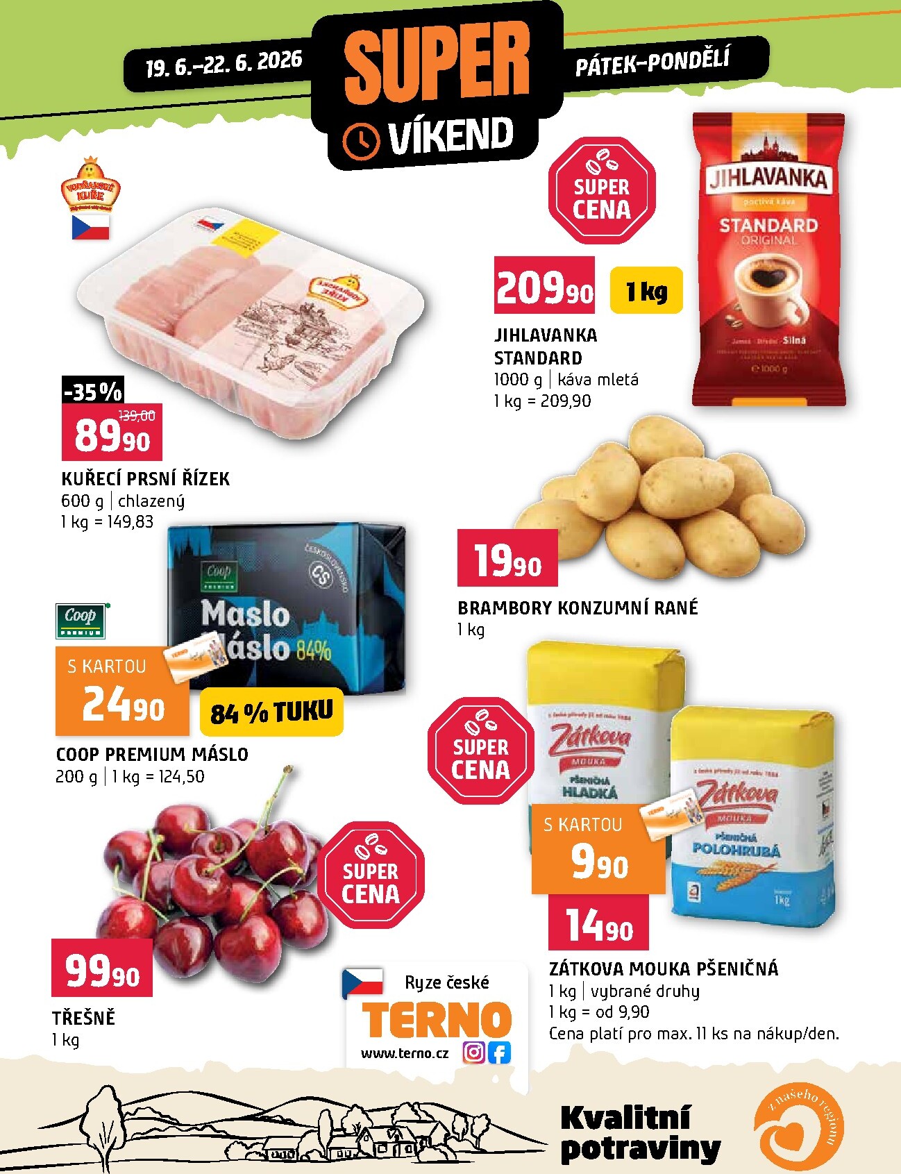 Terno - Super víkend leták na příští týden od pátku 19.06.2026 do pondělí 22.06.2026