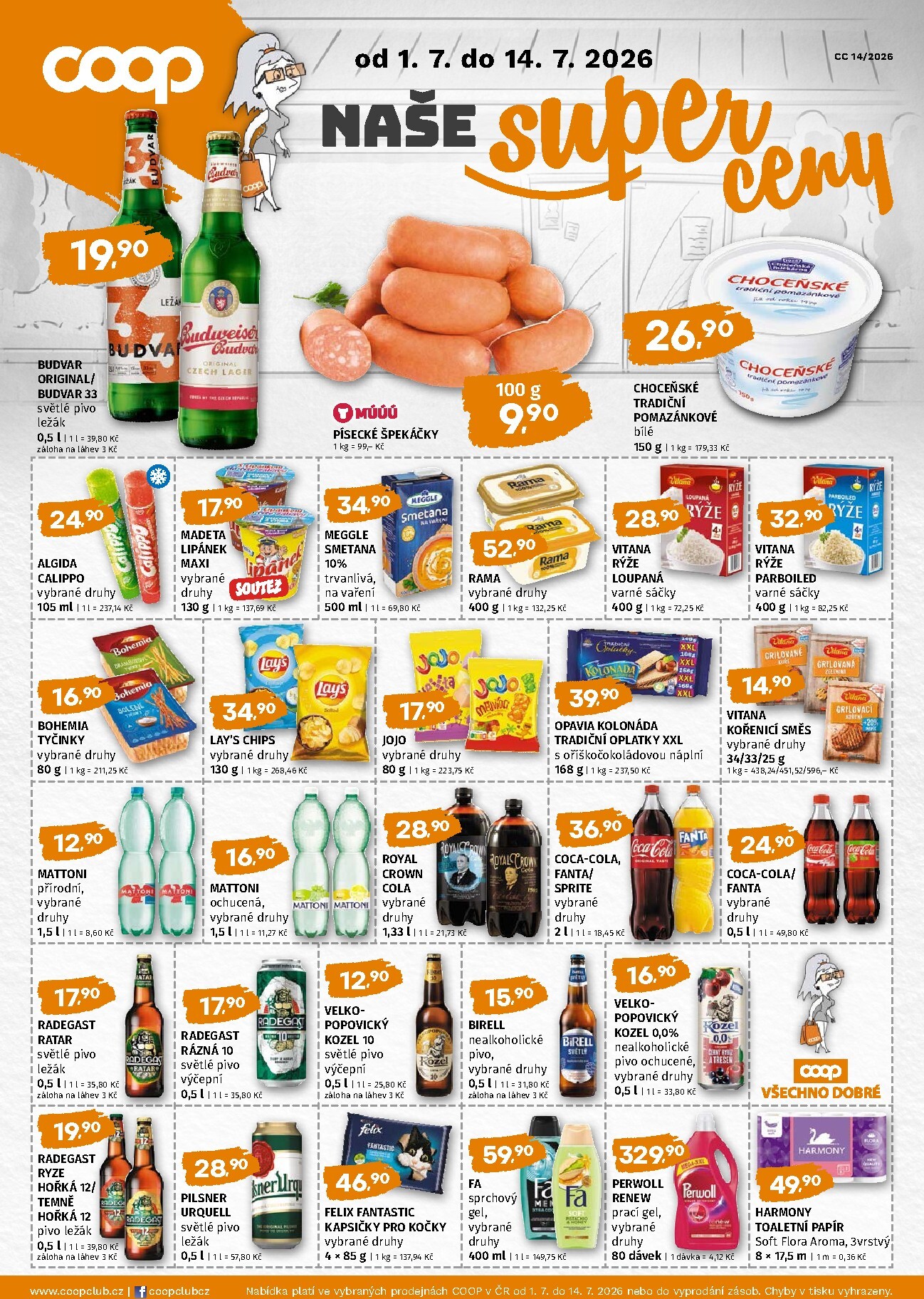 Budoucí Terno - Super ceny leták platný od středy 01.07.2026 do úterý 14.07.2026