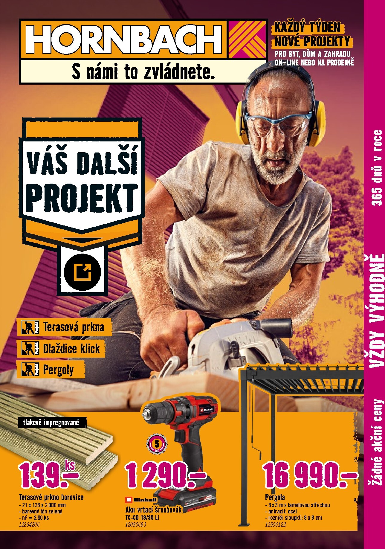 Hornbach - Terasa leták platný od středy 11.03.2026 do středy 25.03.2026
