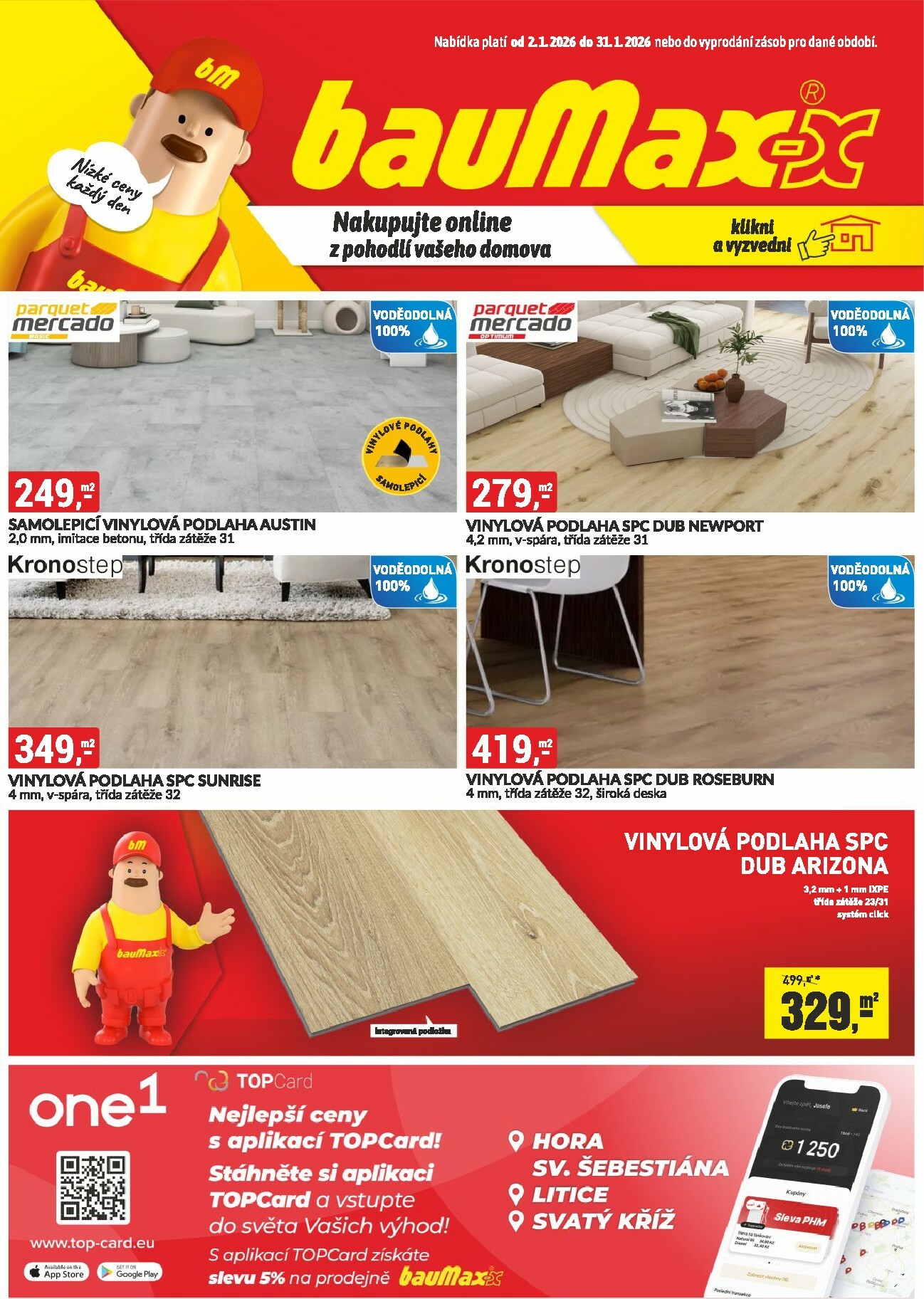 Aktuální leták Baumax od 02.01. do 31.01.