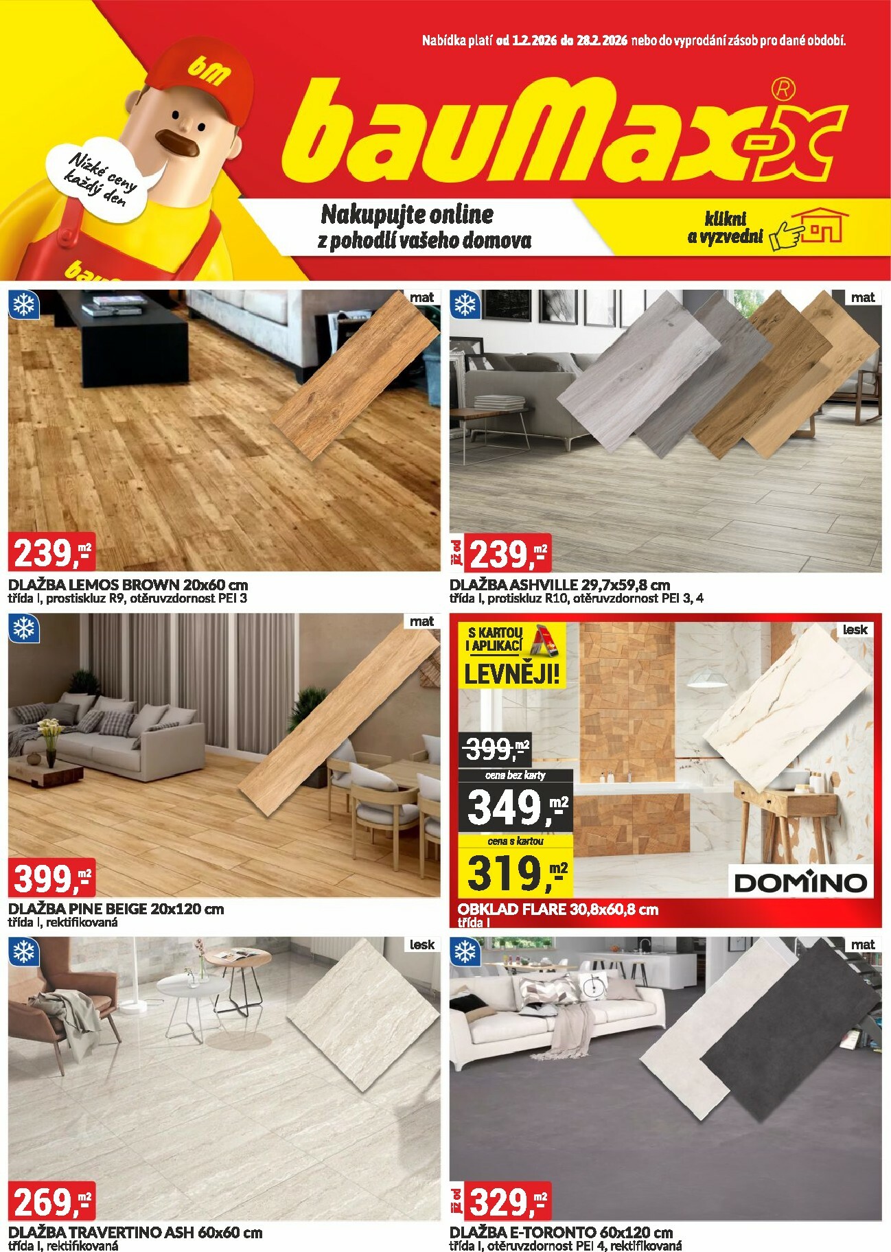 Baumax - Nakupujte online leták platný od neděle 01.02.2026 do soboty 28.02.2026