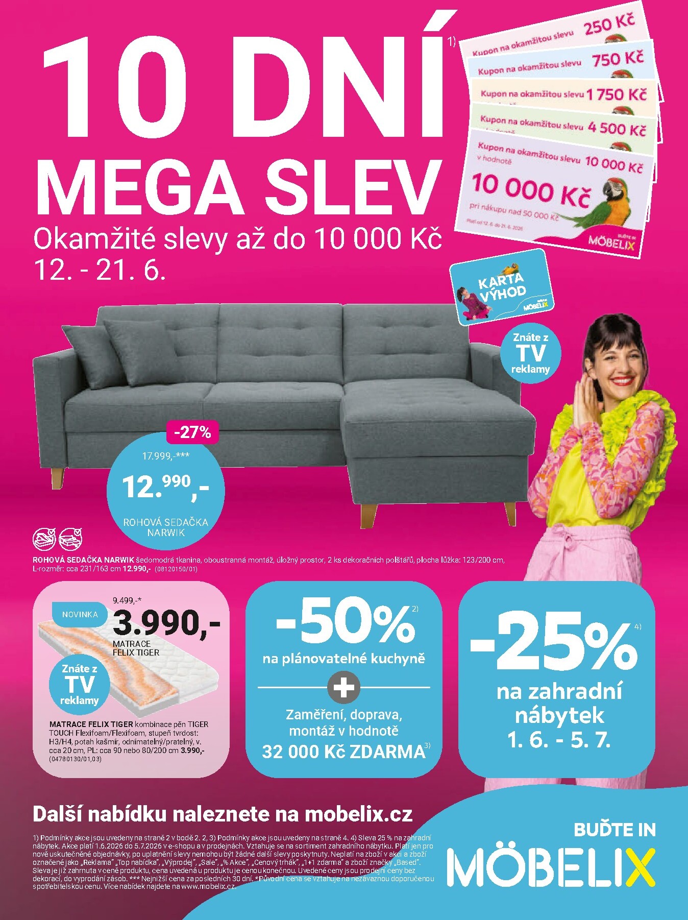 Aktuální Möbelix leták platný od pondělí 08.06.2026 do neděle 05.07.2026
