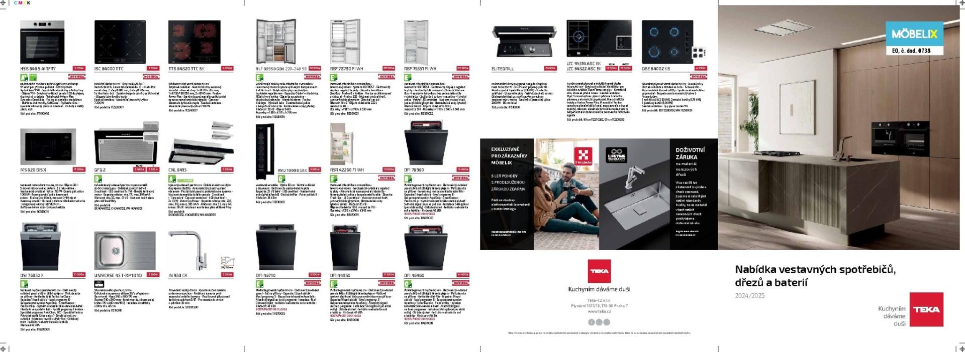 Möbelix - TEKA Spotřebiče leták platný od středy 31.12.2025 do čtvrtka 31.12.2026