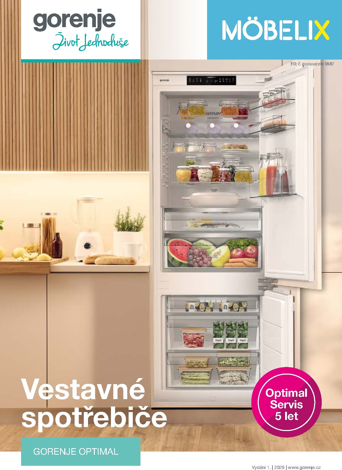 Aktuální Möbelix - Gorenje leták platný od čtvrtka 01.01.2026 do čtvrtka 31.12.2026