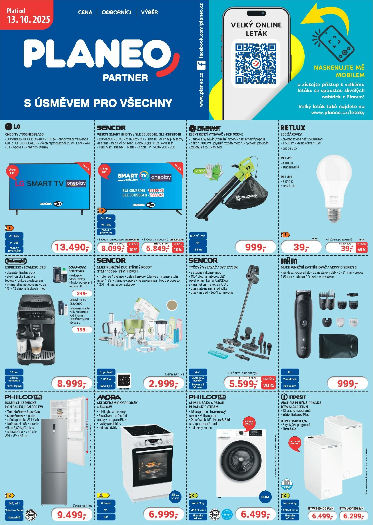 Aktuální leták Planeo od 13.10. do 19.10.