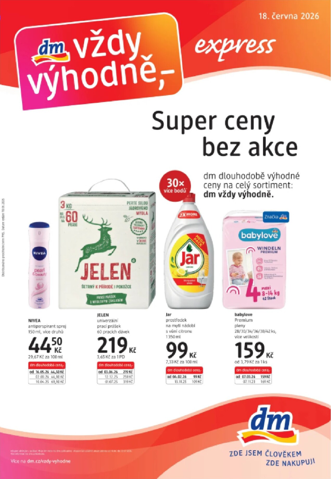 dm drogerie express leták na příští týden od soboty 18.07.2026 do středy 22.07.2026