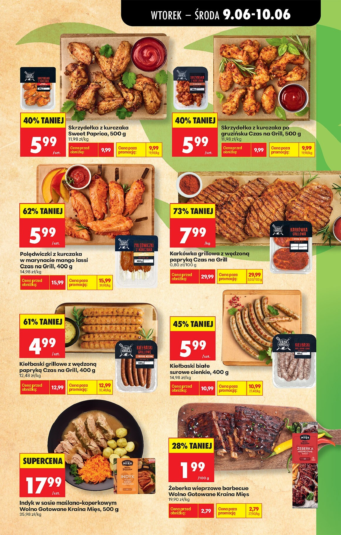 Aktuální Biedronka - Grill leták platný od úterý 09.06.2026 do středy 10.06.2026