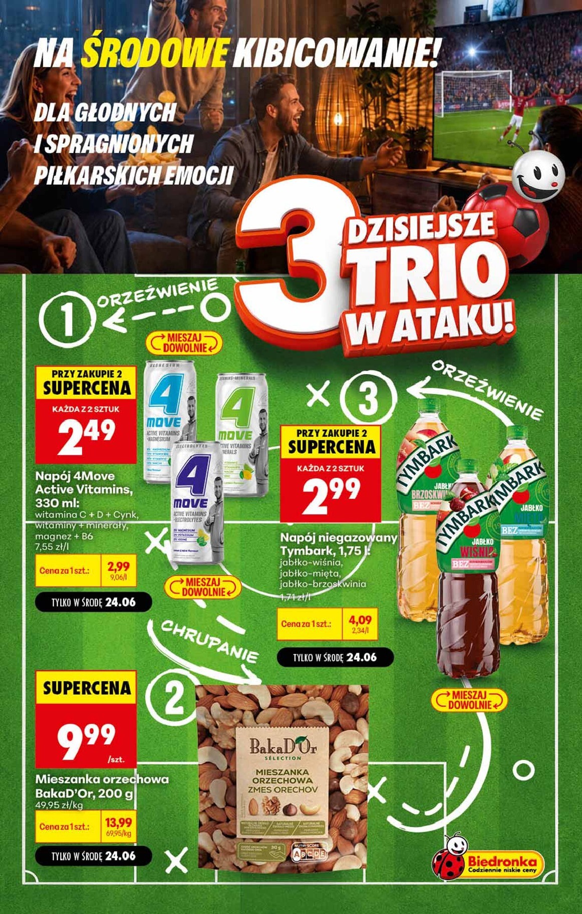 Aktuální Biedronka - Football leták platný od středy 24.06.2026