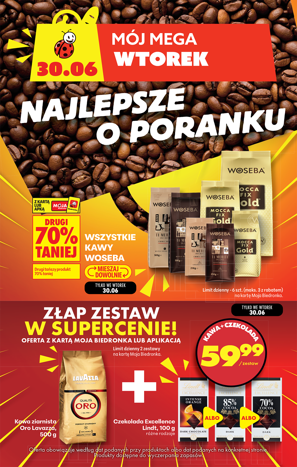 Aktuální Biedronka - Mega Wtorek leták platný od úterý 30.06.2026