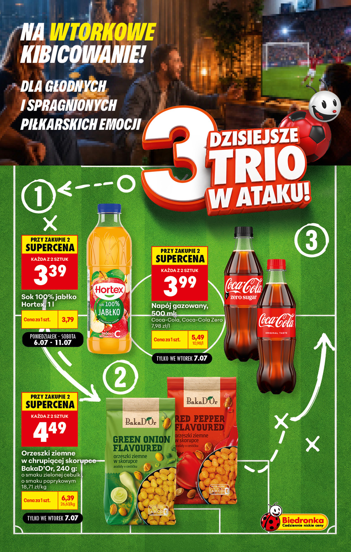 Aktuální Biedronka - Football leták platný od úterý 07.07.2026
