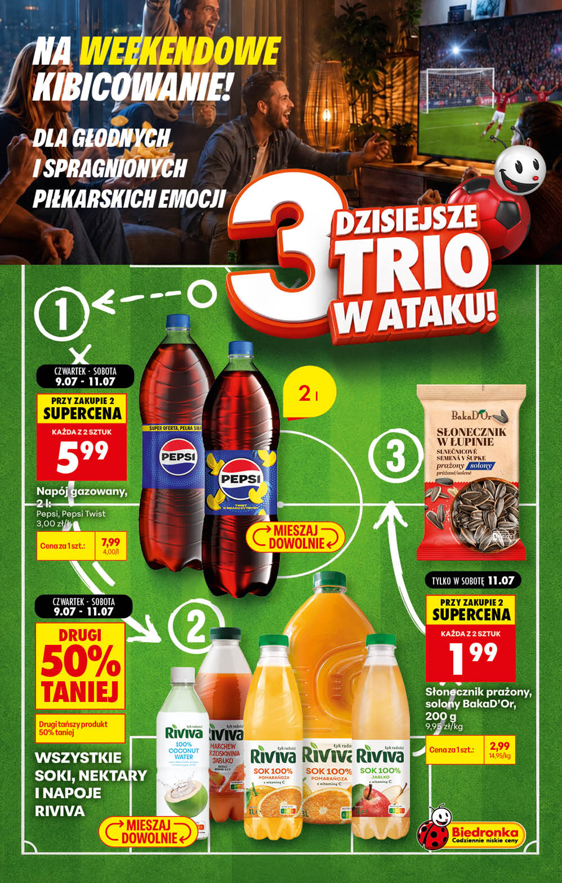 Aktuální Biedronka - Football leták platný od soboty 11.07.2026 do neděle 12.07.2026