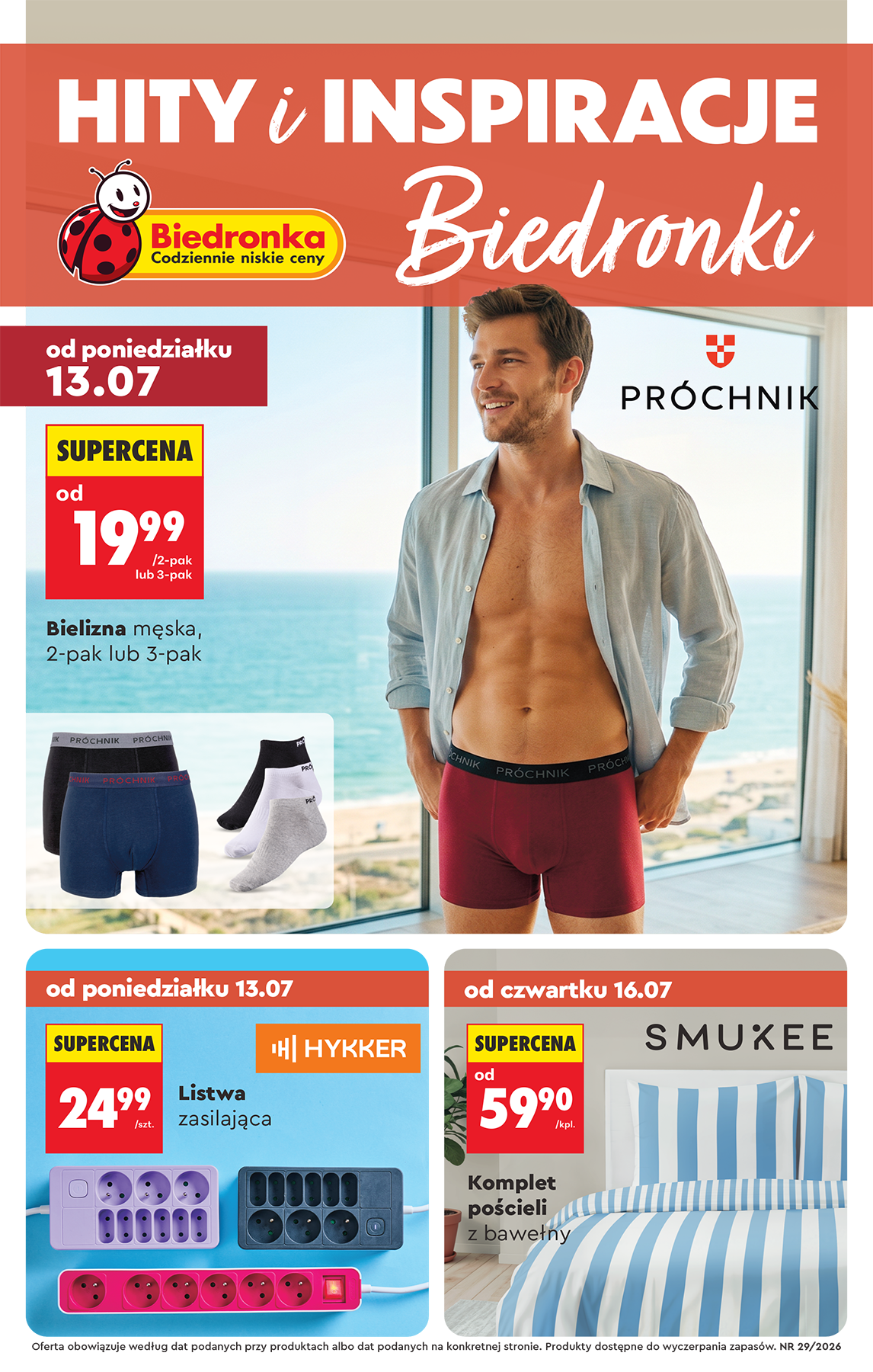 Biedronka - Hity i inspiracje leták na příští týden od pondělí 13.07.2026 do pátku 31.07.2026