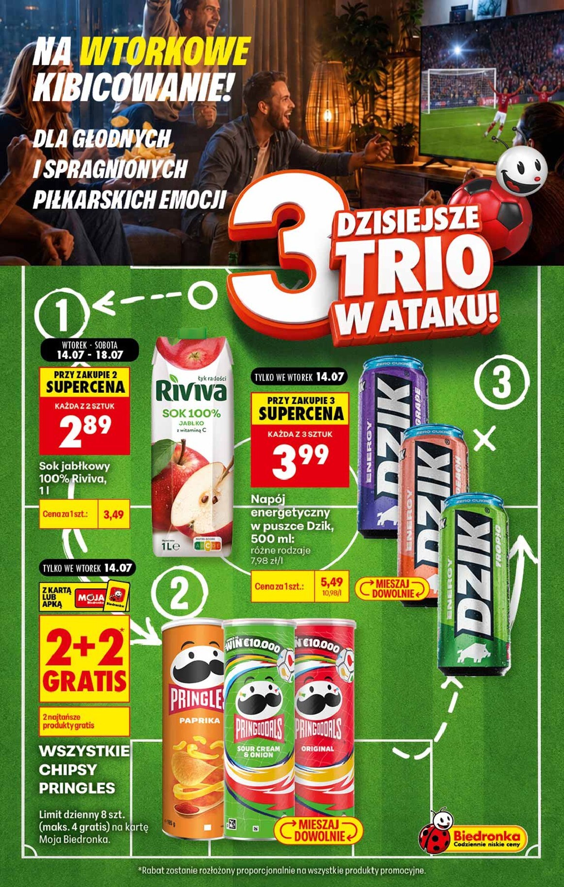 Aktuální Biedronka - Football leták platný od úterý 14.07.2026