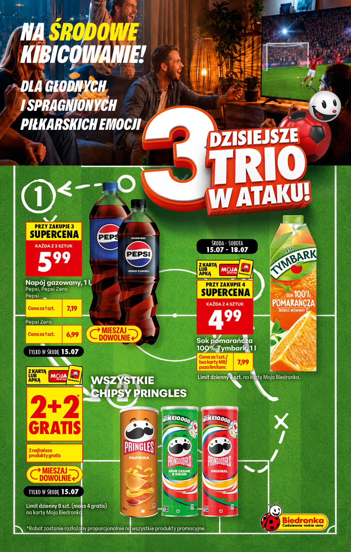 Aktuální Biedronka - Football leták platný od středy 15.07.2026