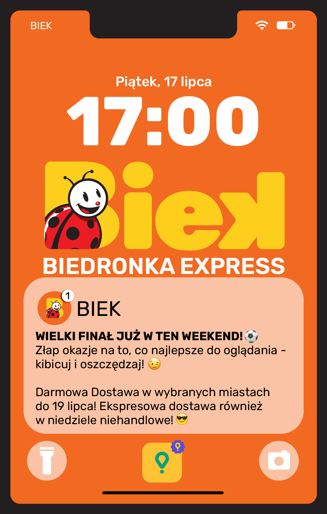 Aktuální Biedronka - BIEK leták platný od pátku 17.07.2026 do neděle 19.07.2026