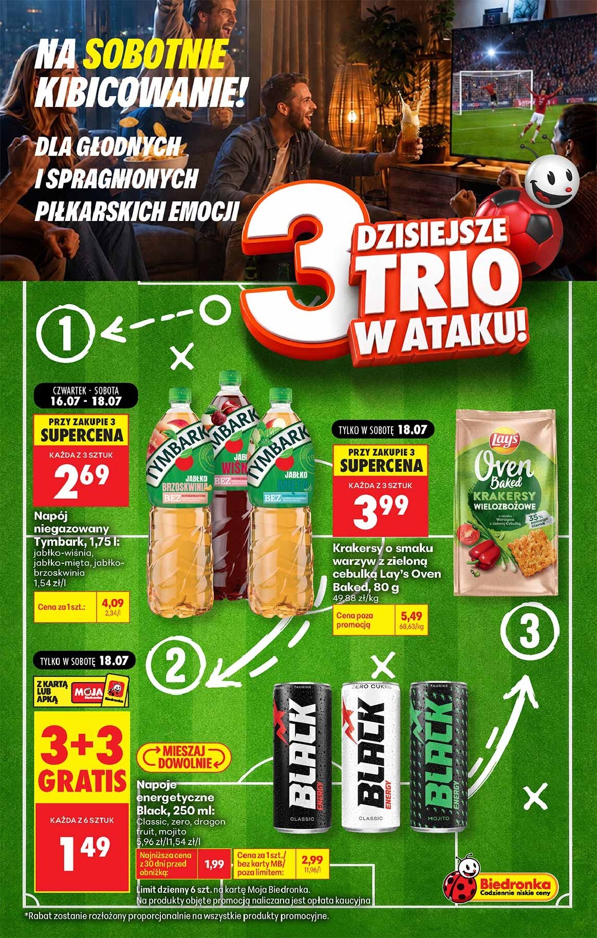 Aktuální Biedronka - Football Sobota leták platný od soboty 18.07.2026