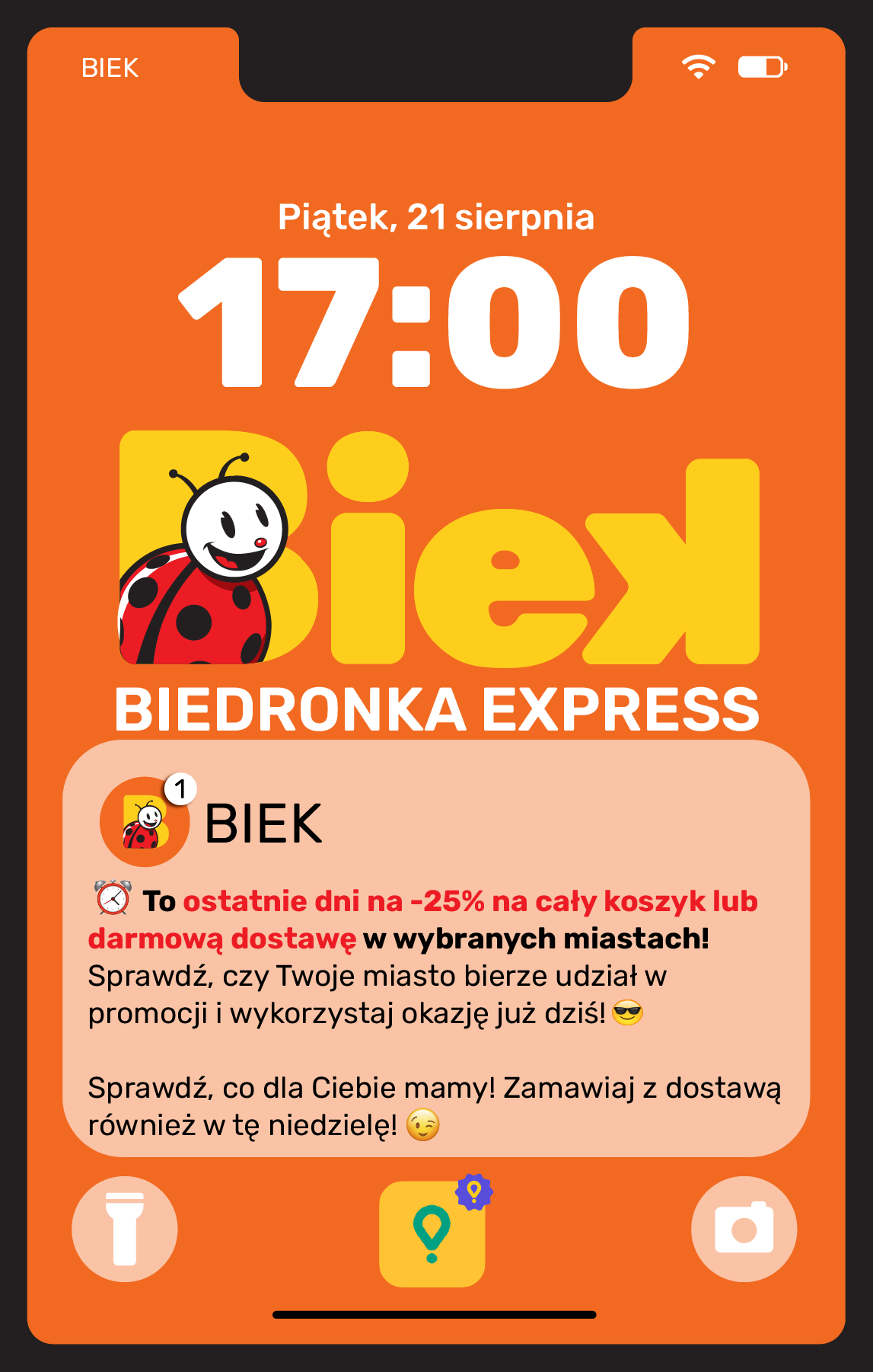 Aktuální Biedronka - Biek leták platný od pátku 21.08.2026 do neděle 23.08.2026