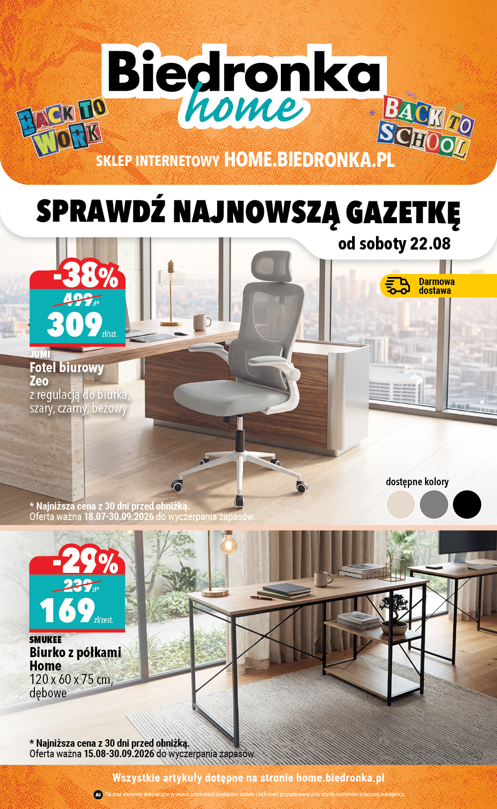 Aktuální Biedronka - Home leták platný od soboty 18.07.2026 do středy 30.09.2026