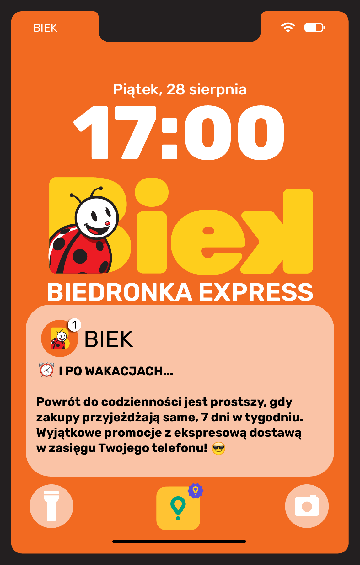 Aktuální Biedronka - Biek leták platný od pátku 28.08.2026 do neděle 30.08.2026