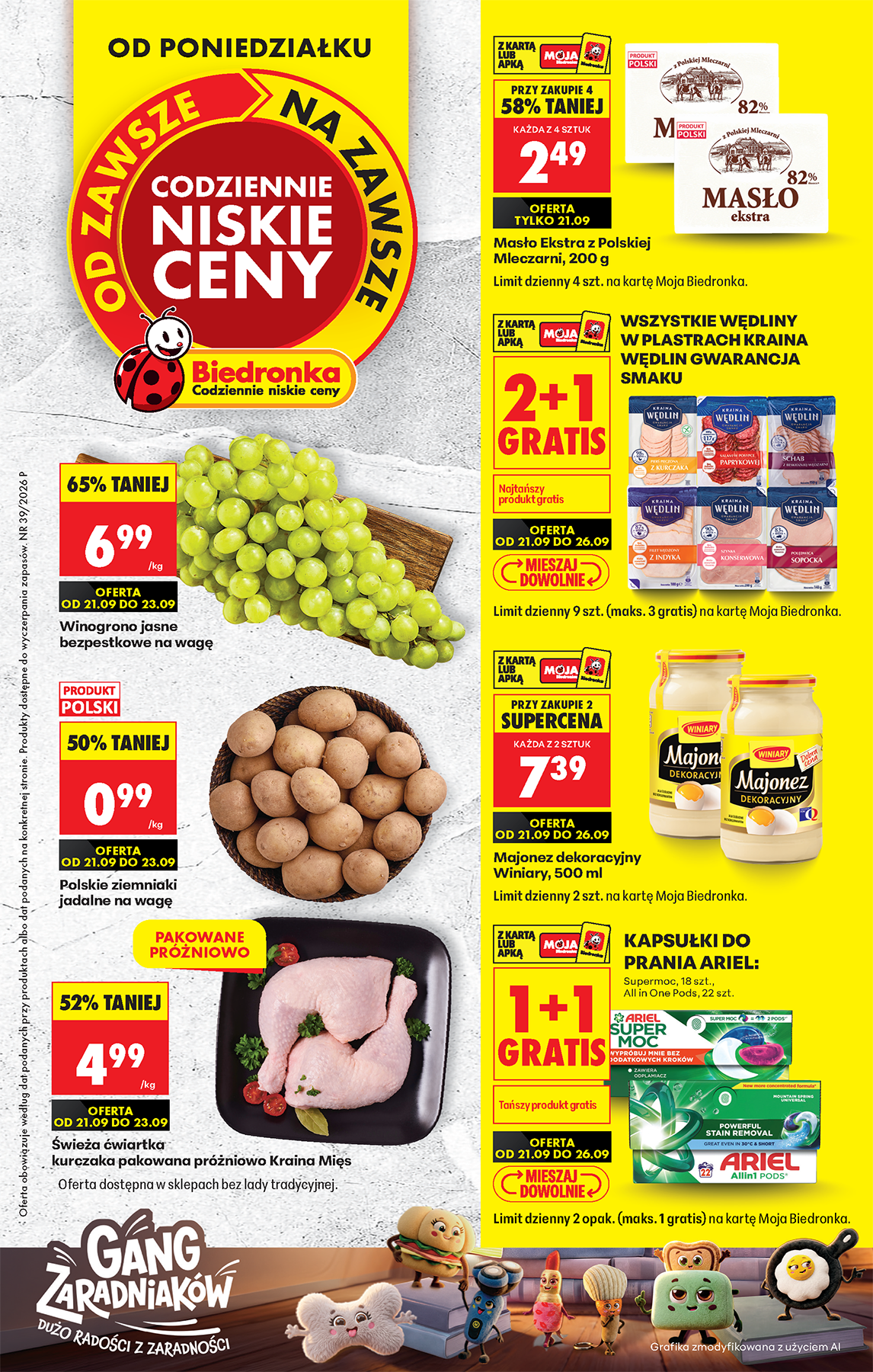 Aktuální Biedronka leták platný od pondělí 21.09.2026 do soboty 26.09.2026