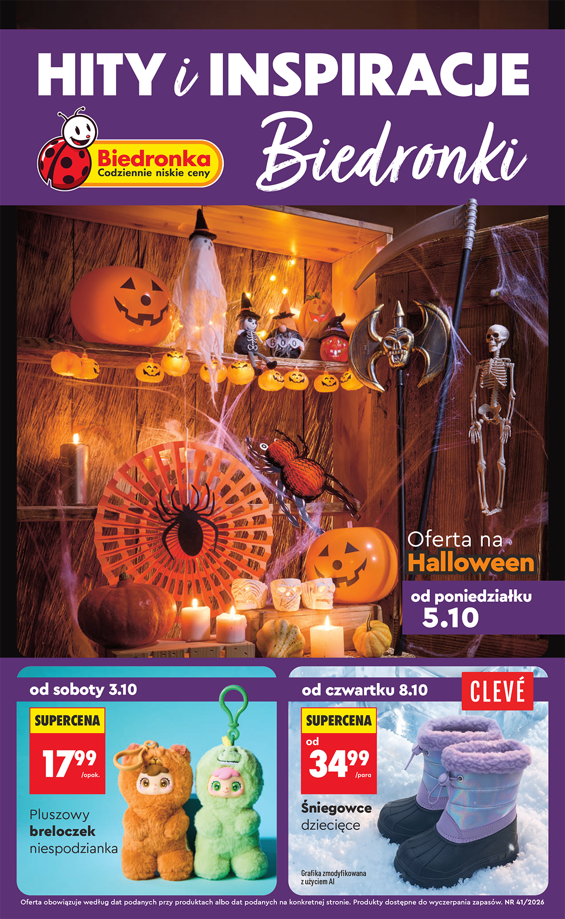 Biedronka - Hity i inspiracje leták na příští týden od soboty 03.10.2026 do soboty 17.10.2026