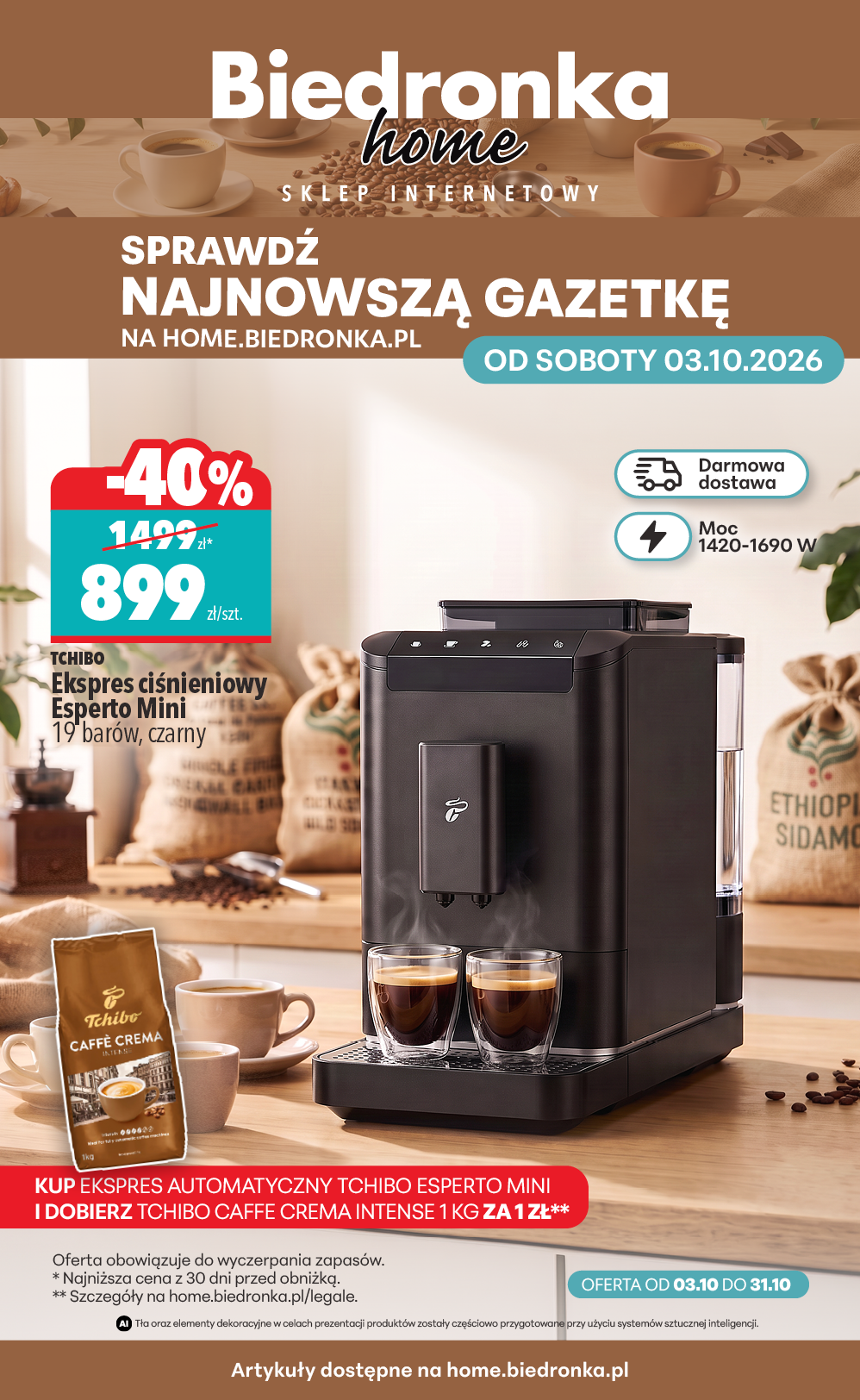 Aktuální Biedronka - Home leták platný od soboty 03.10.2026 do soboty 31.10.2026