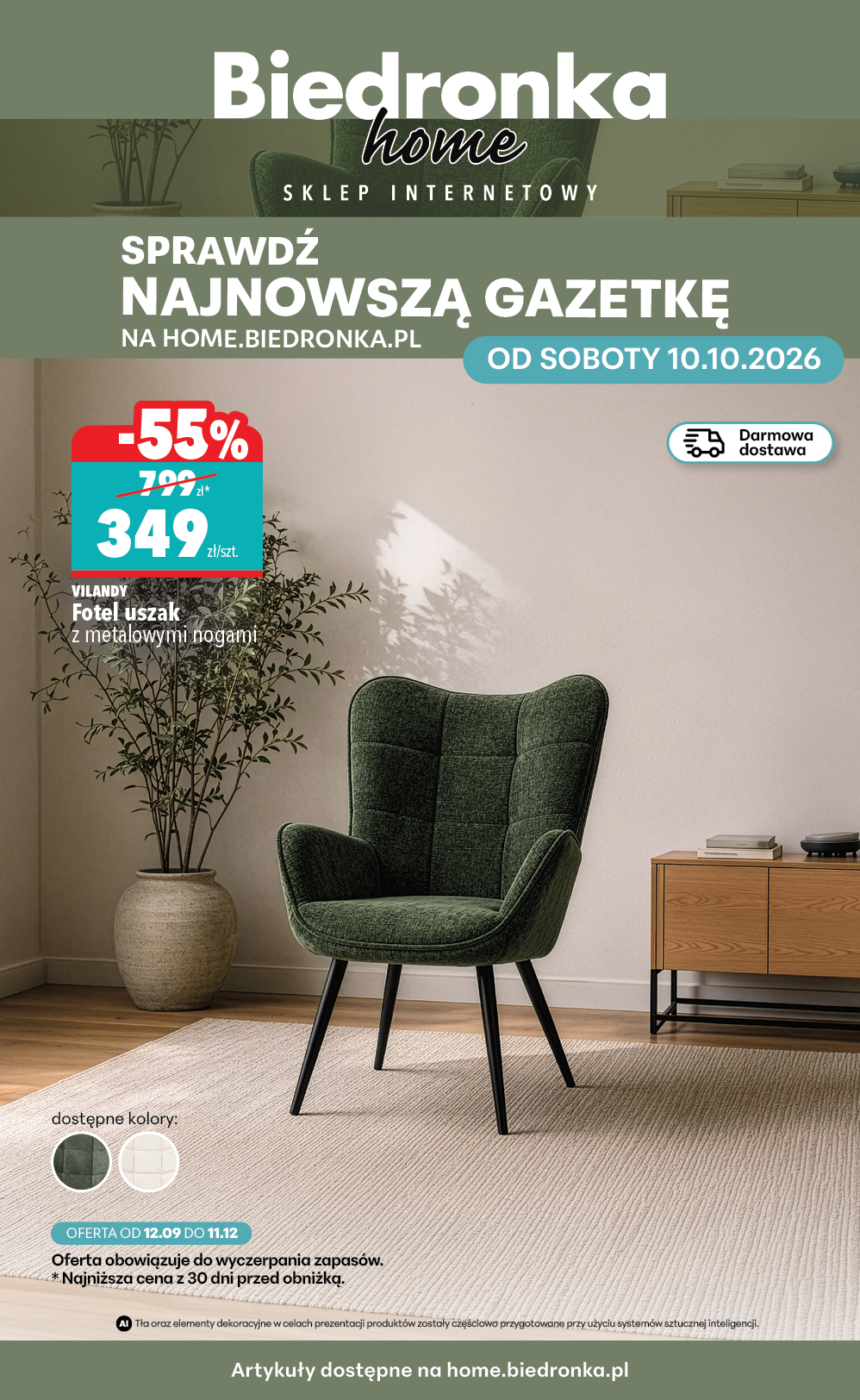 Aktuální Biedronka - Home leták platný od soboty 10.10.2026 do soboty 31.10.2026