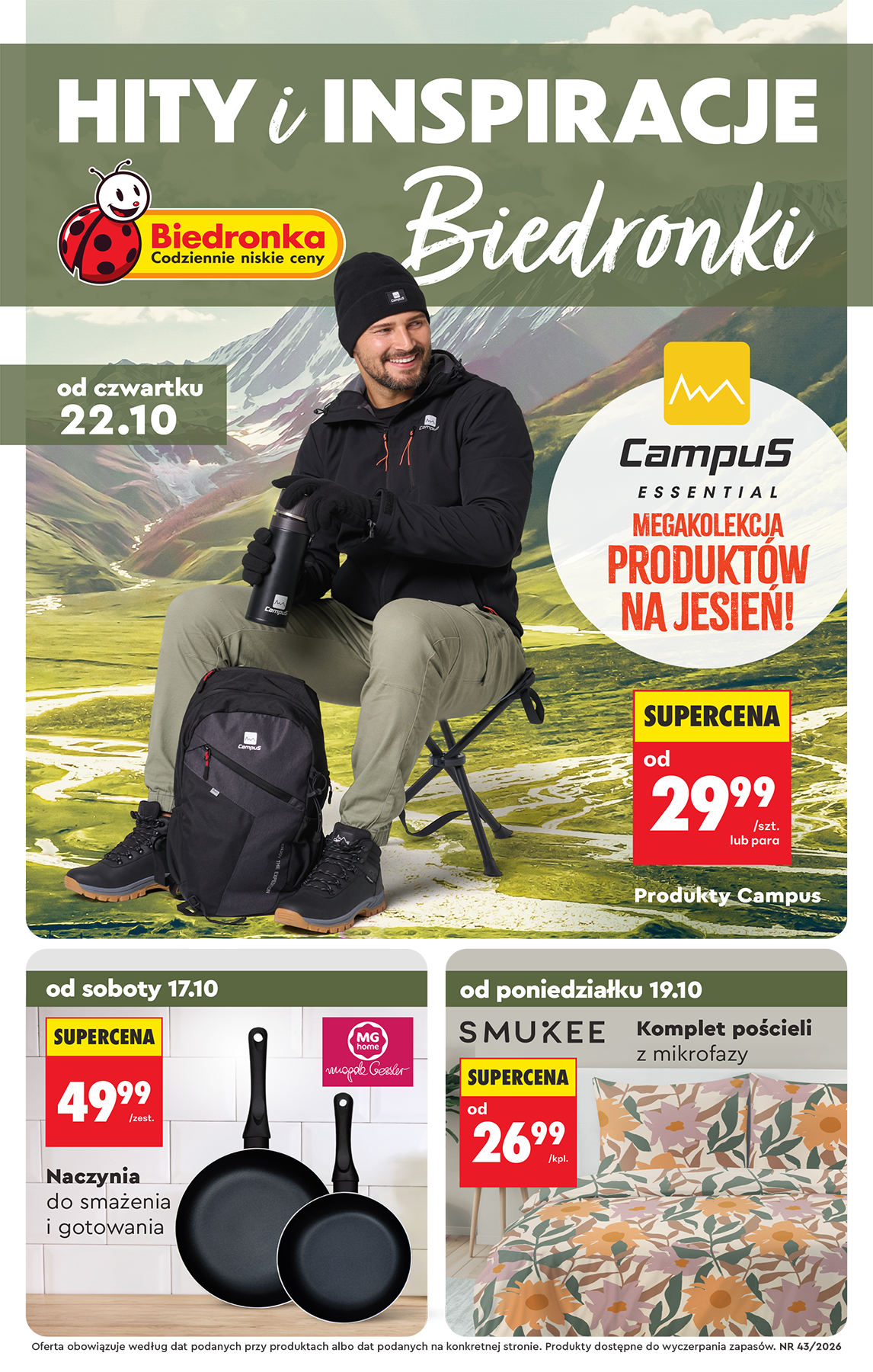 Biedronka - Hity i inspiracje leták na příští týden od čtvrtka 22.10.2026 do soboty 31.10.2026