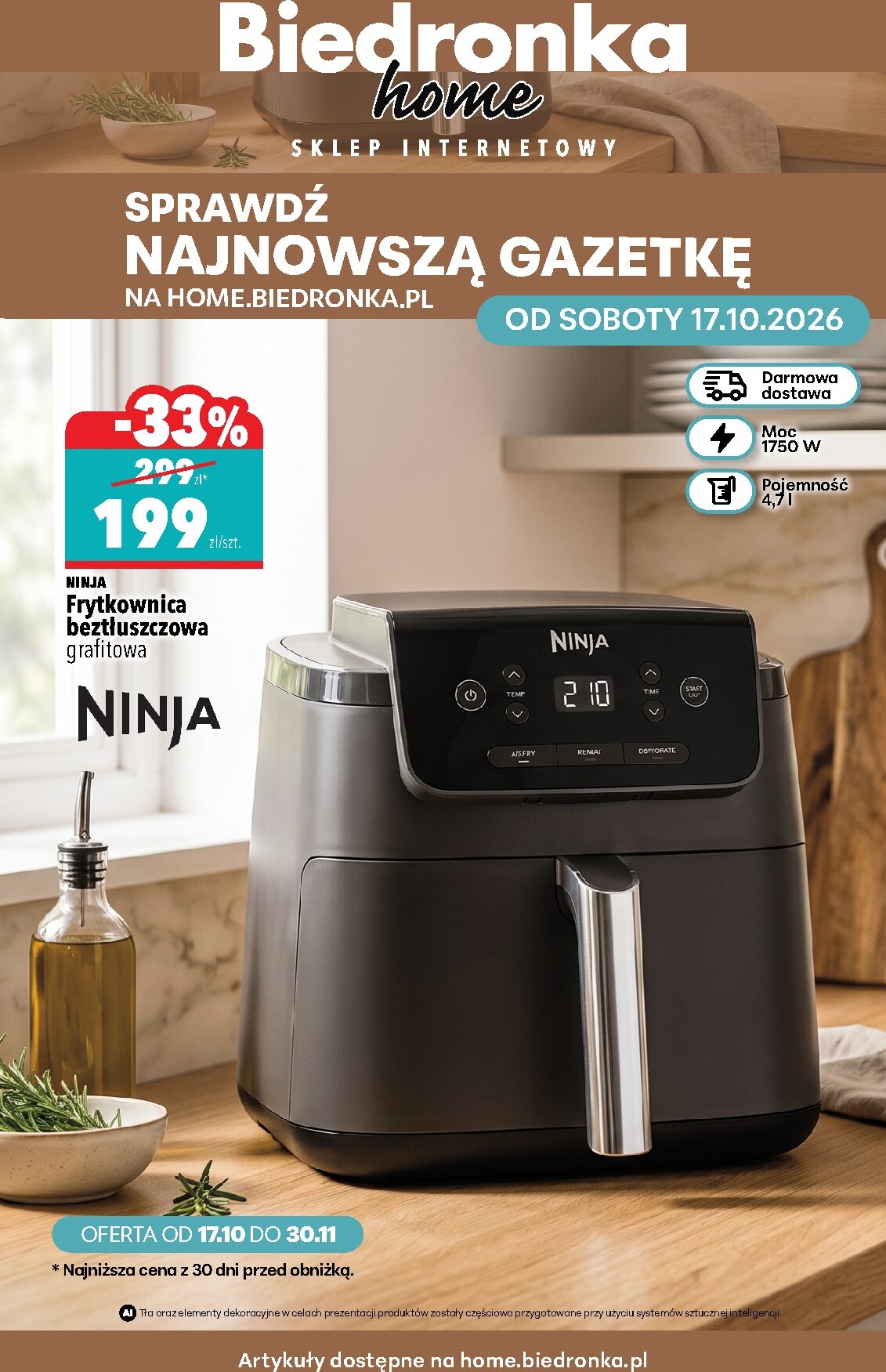 Aktuální Biedronka - Home leták platný od soboty 17.10.2026 do pondělí 30.11.2026