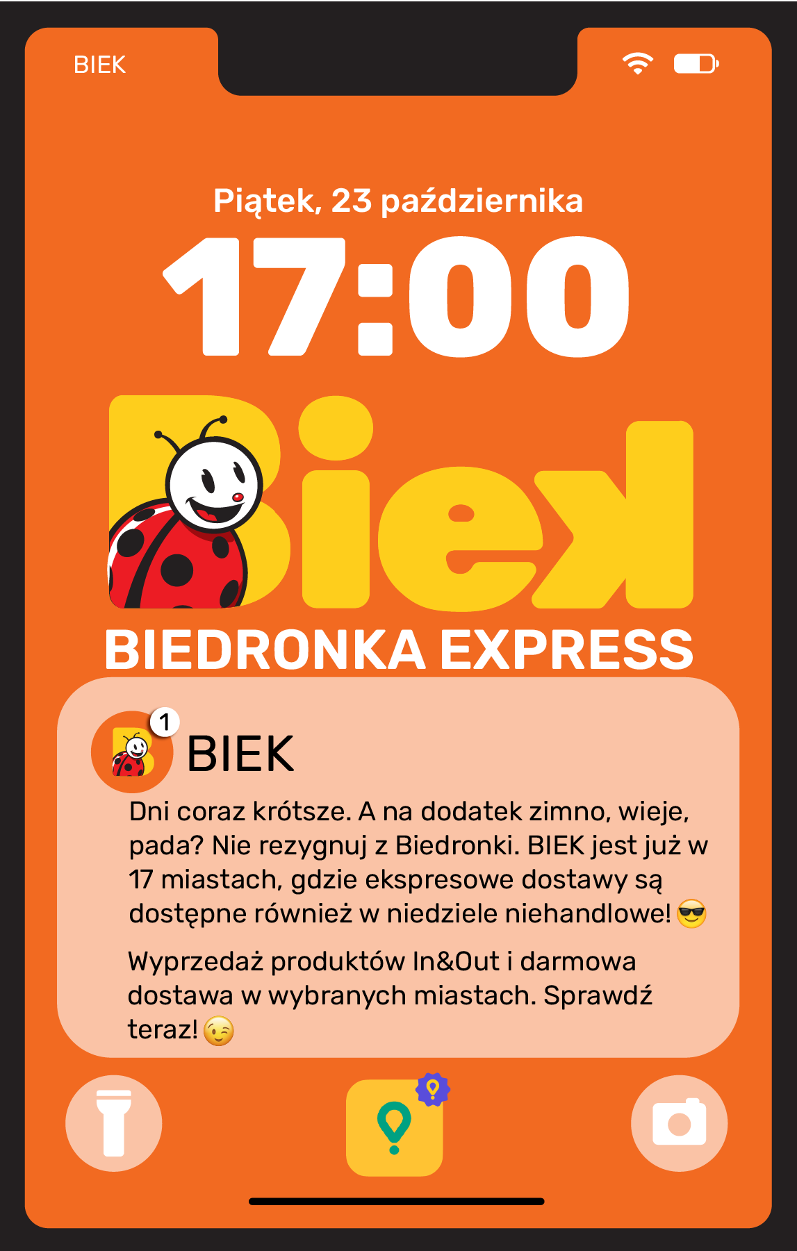 Aktuální Biedronka - Biek leták platný od pátku 23.10.2026 do soboty 31.10.2026