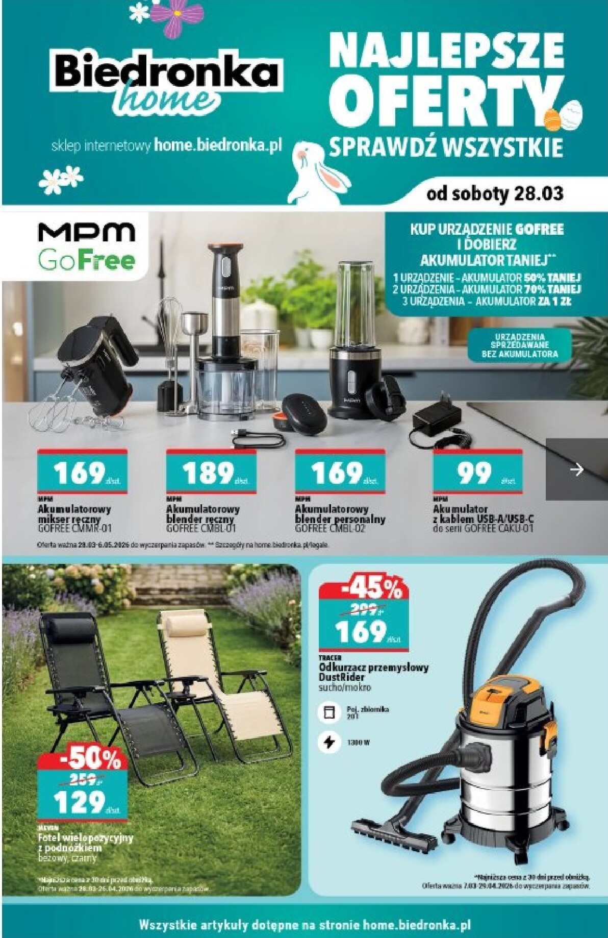 Aktuální Biedronka - Home leták platný od soboty 28.03.2026 do středy 29.04.2026