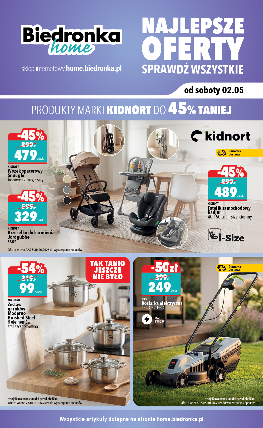 Aktuální Biedronka - Home leták platný od soboty 02.05.2026 do neděle 31.05.2026