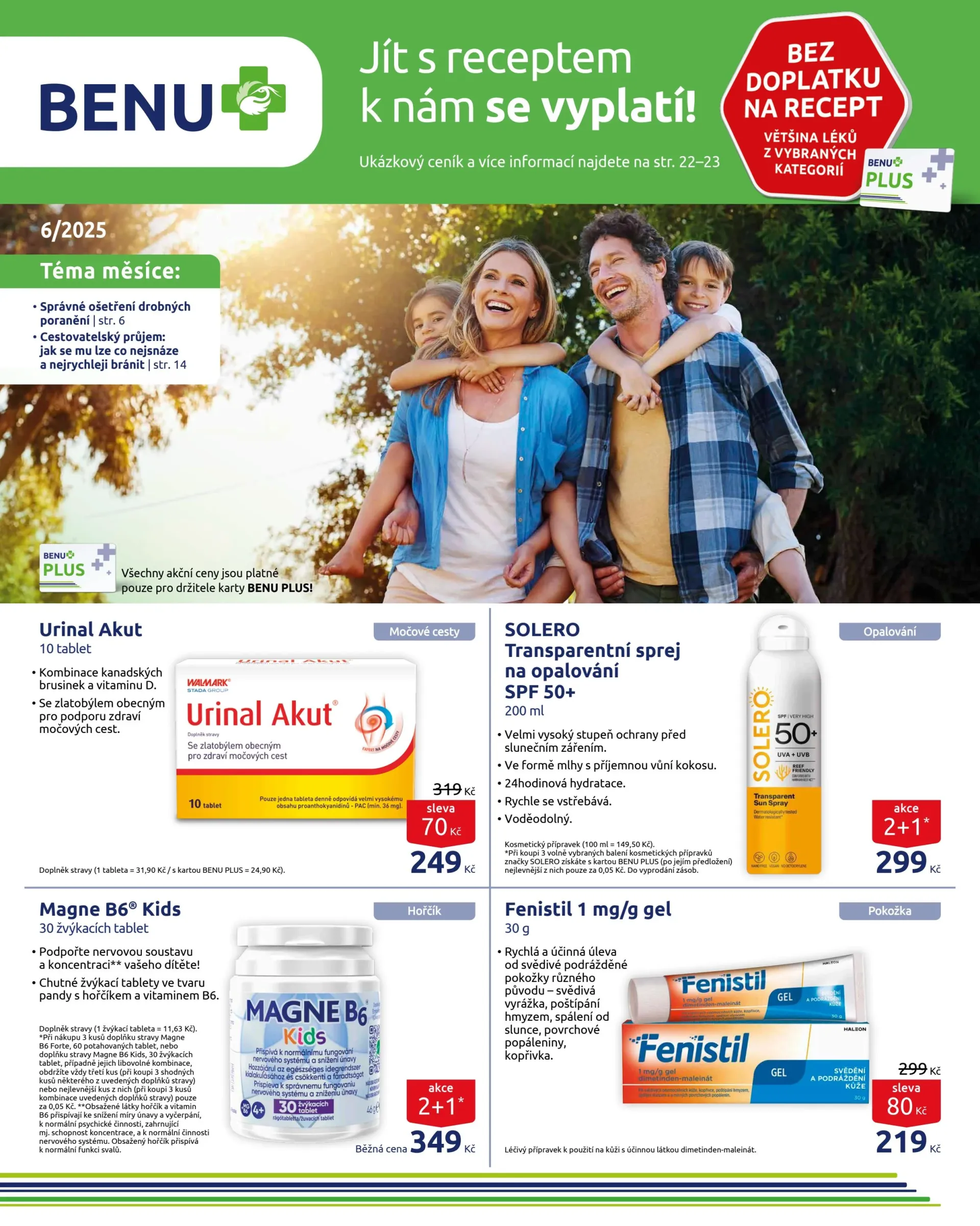 Leták BENU Lékárna od 01.06. do 30.06.