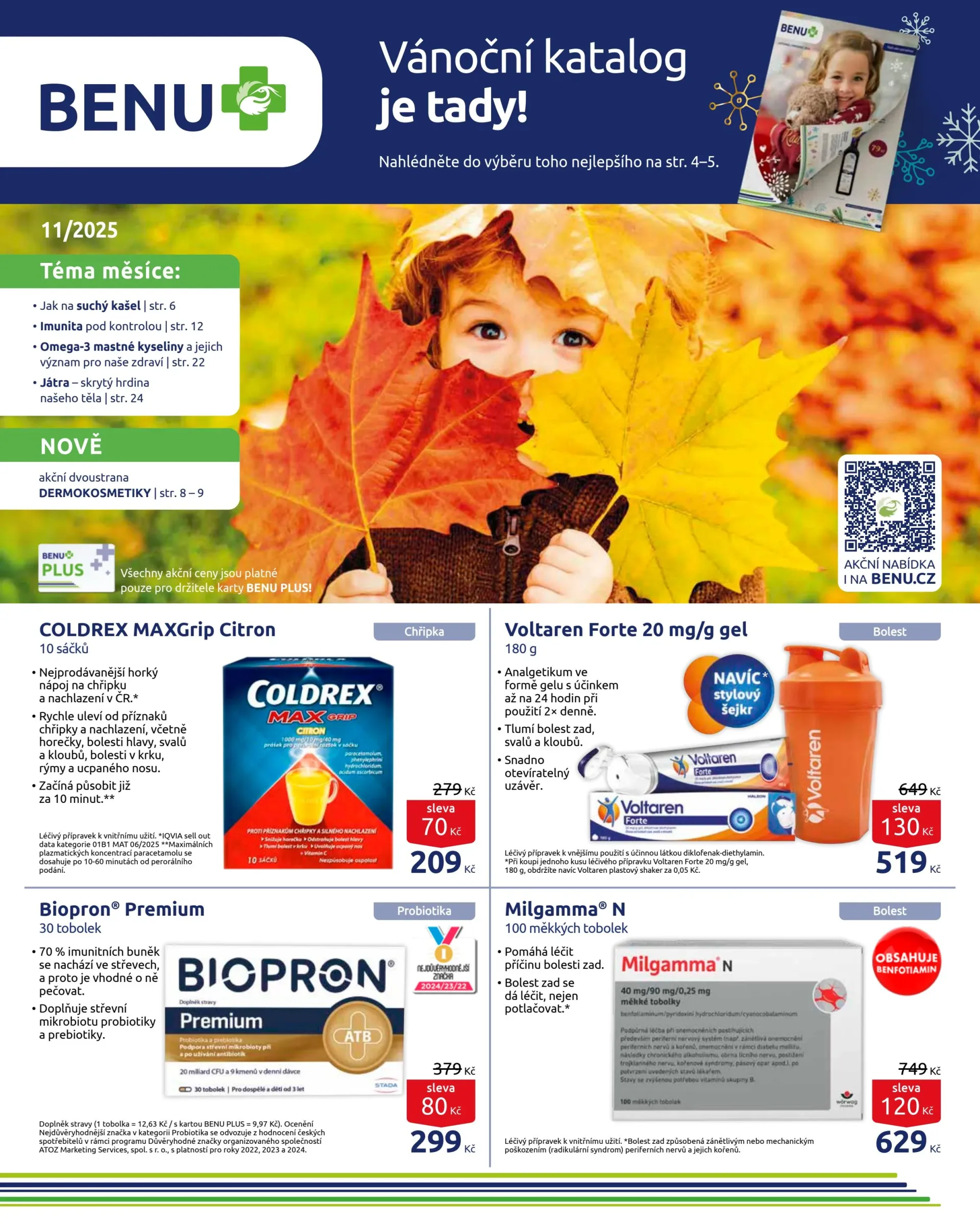 Aktuální leták BENU Lékárna od 01.11. do 30.11.