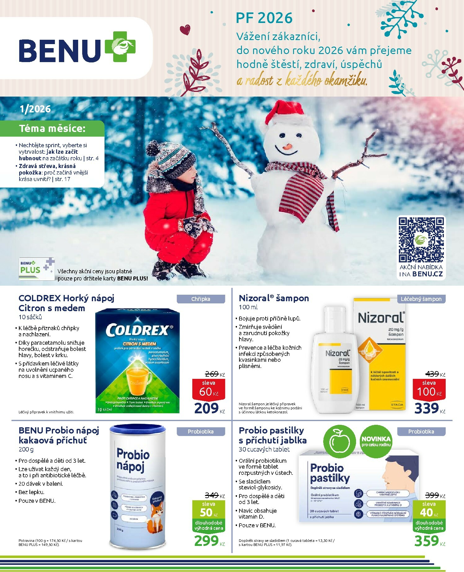 Aktuální leták BENU Lékárna od 01.01. do 31.01.