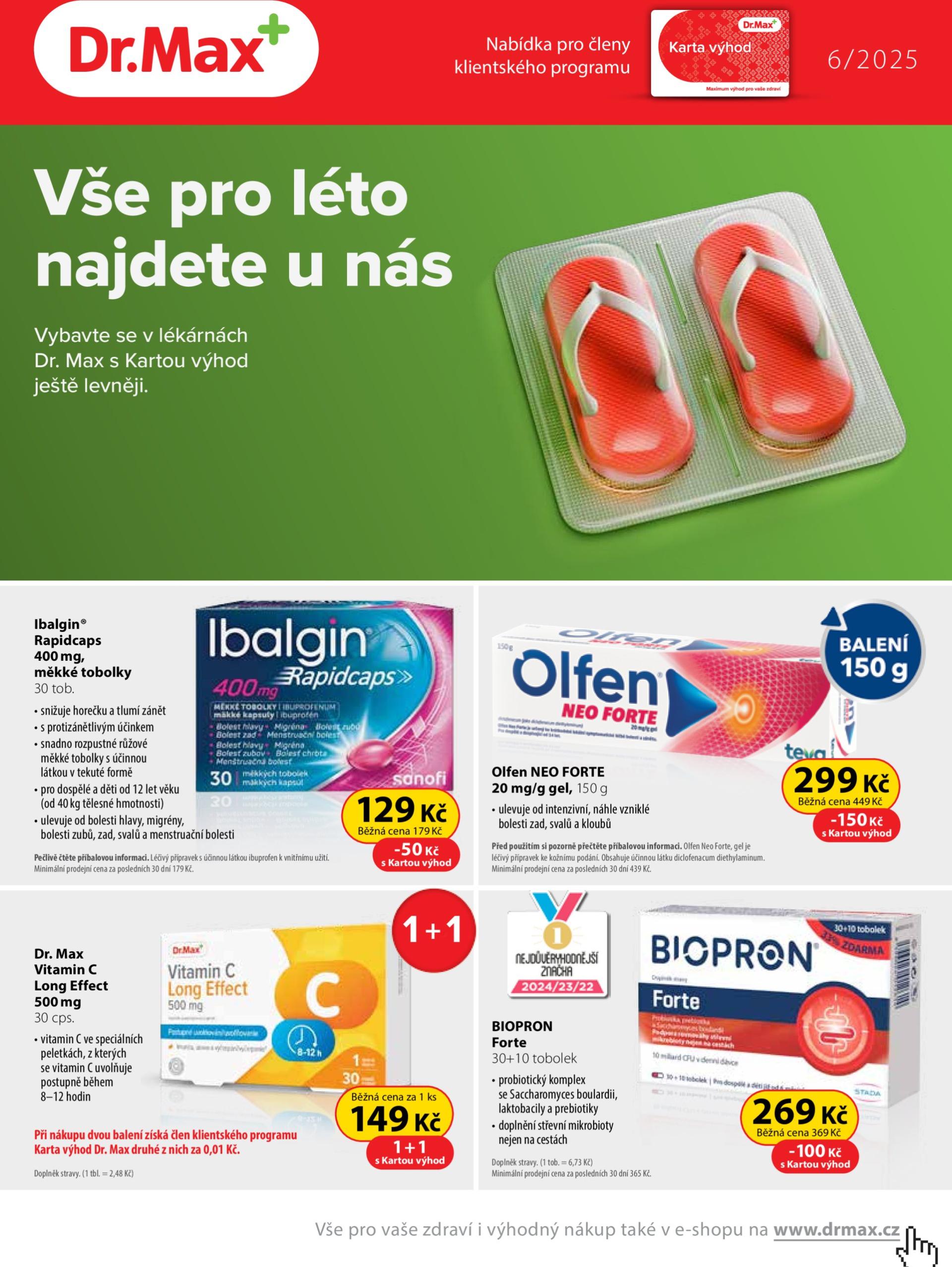 Leták Dr. Max od 01.06. do 30.06.