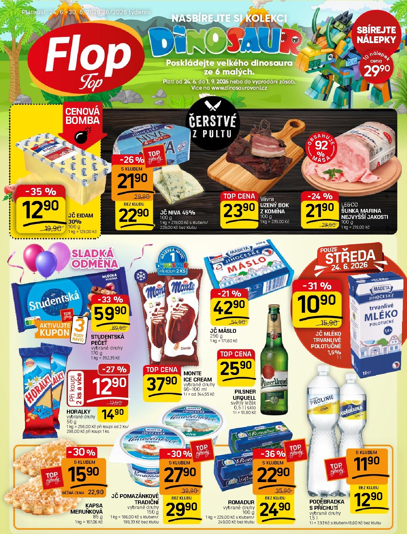 Budoucí Flop Top leták platný od středy 24.06.2026 do úterý 30.06.2026