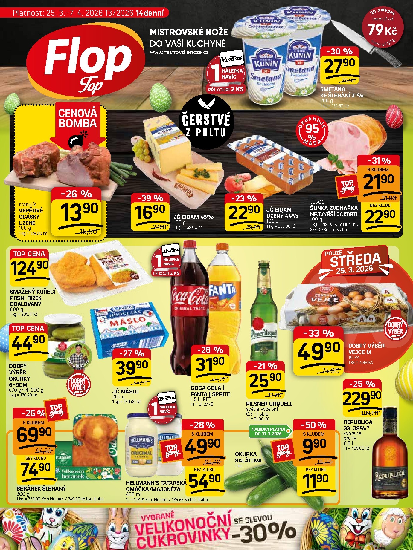 Flop Top leták platný od středy 25.03.2026 do úterý 07.04.2026