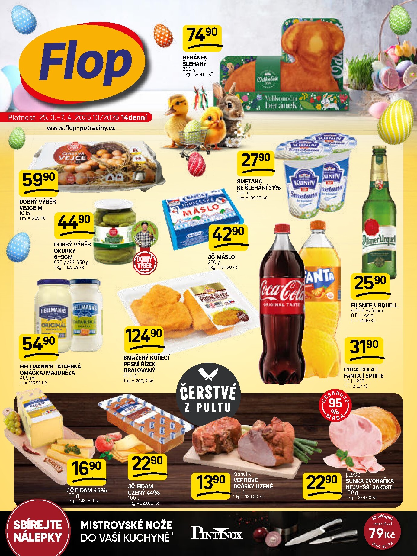 Flop leták platný od středy 25.03.2026 do úterý 07.04.2026