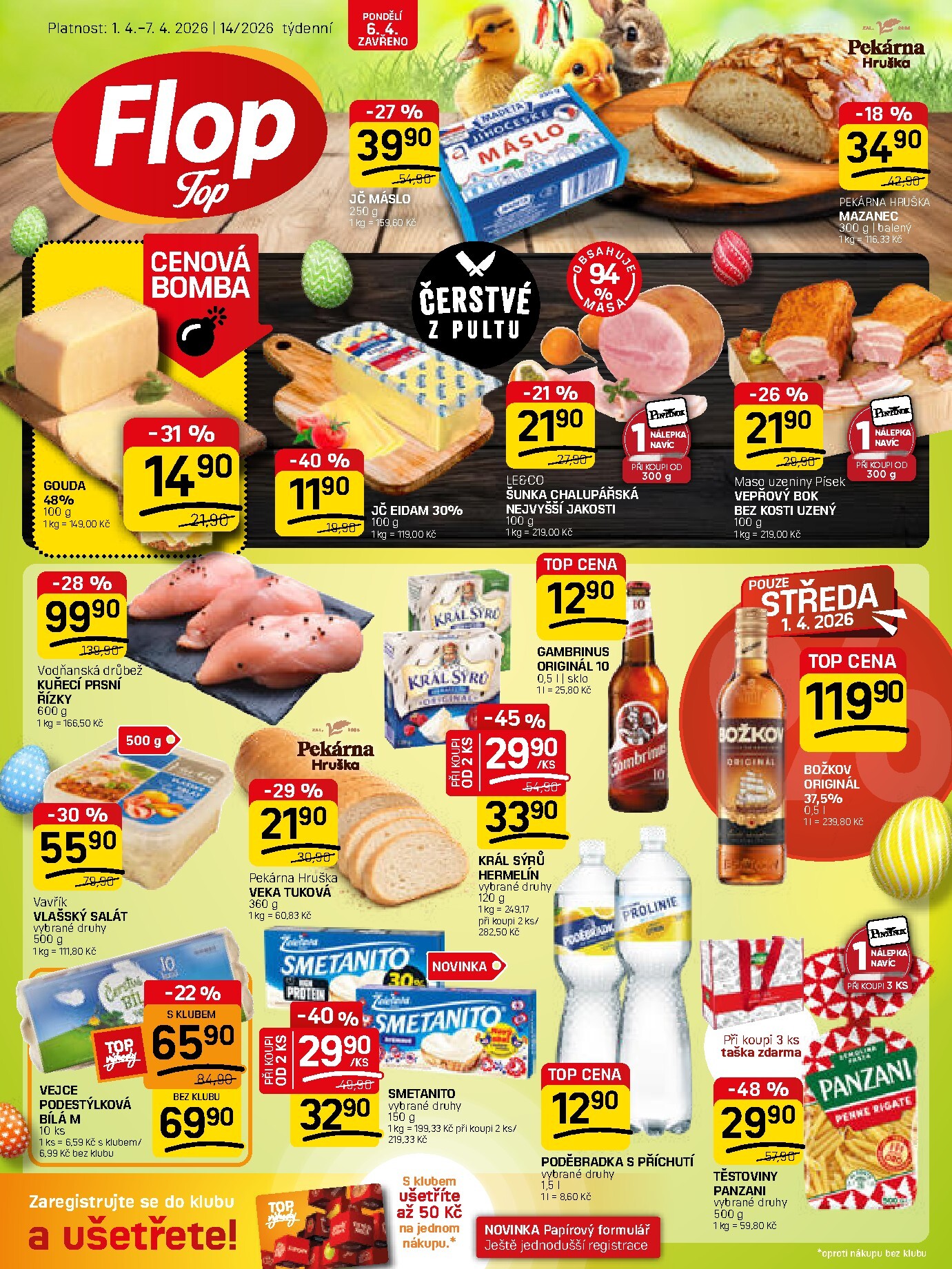 Flop Top leták platný od středy 01.04.2026 do úterý 07.04.2026