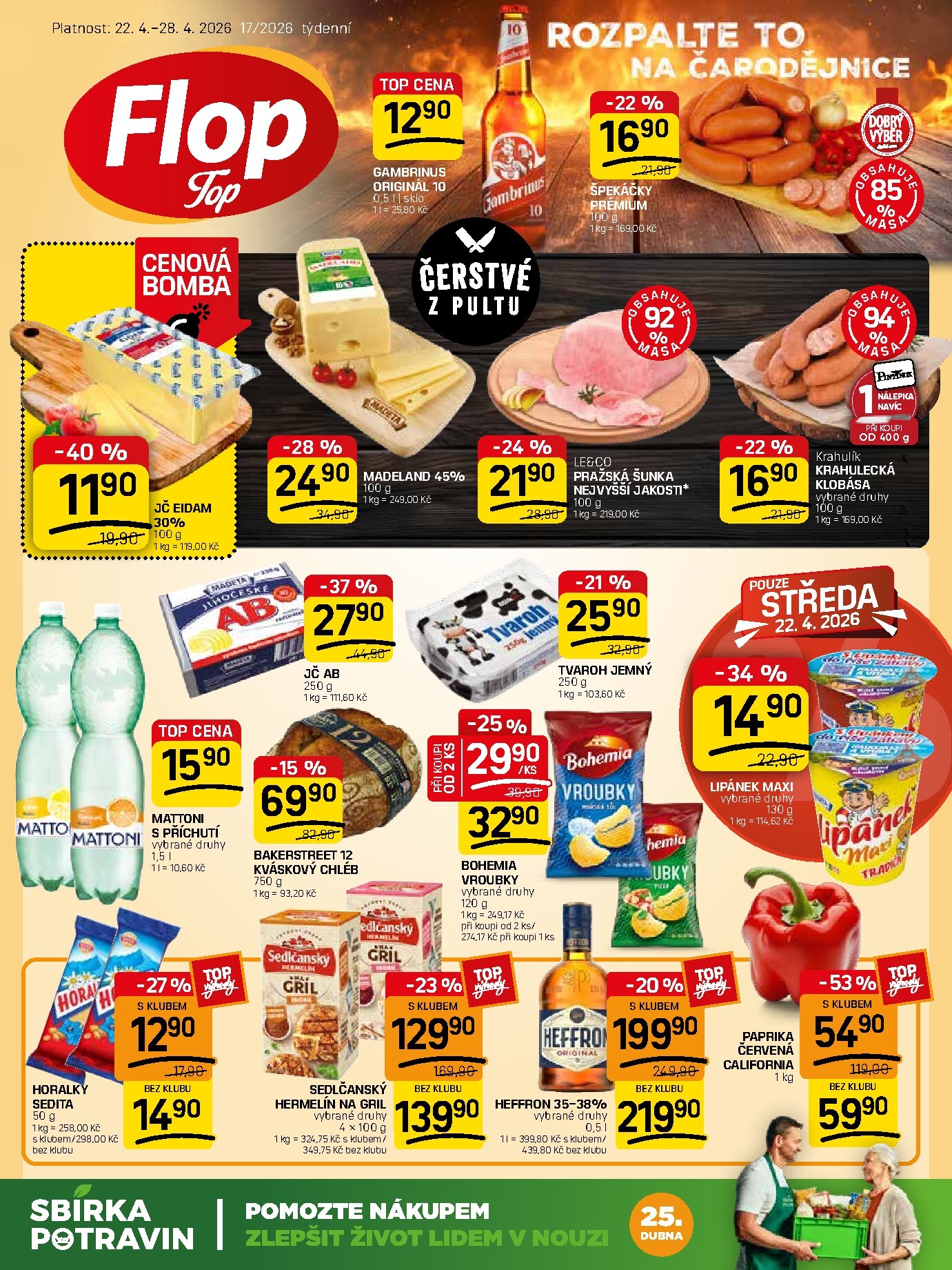 Budoucí Flop Top leták platný od středy 22.04.2026 do úterý 28.04.2026