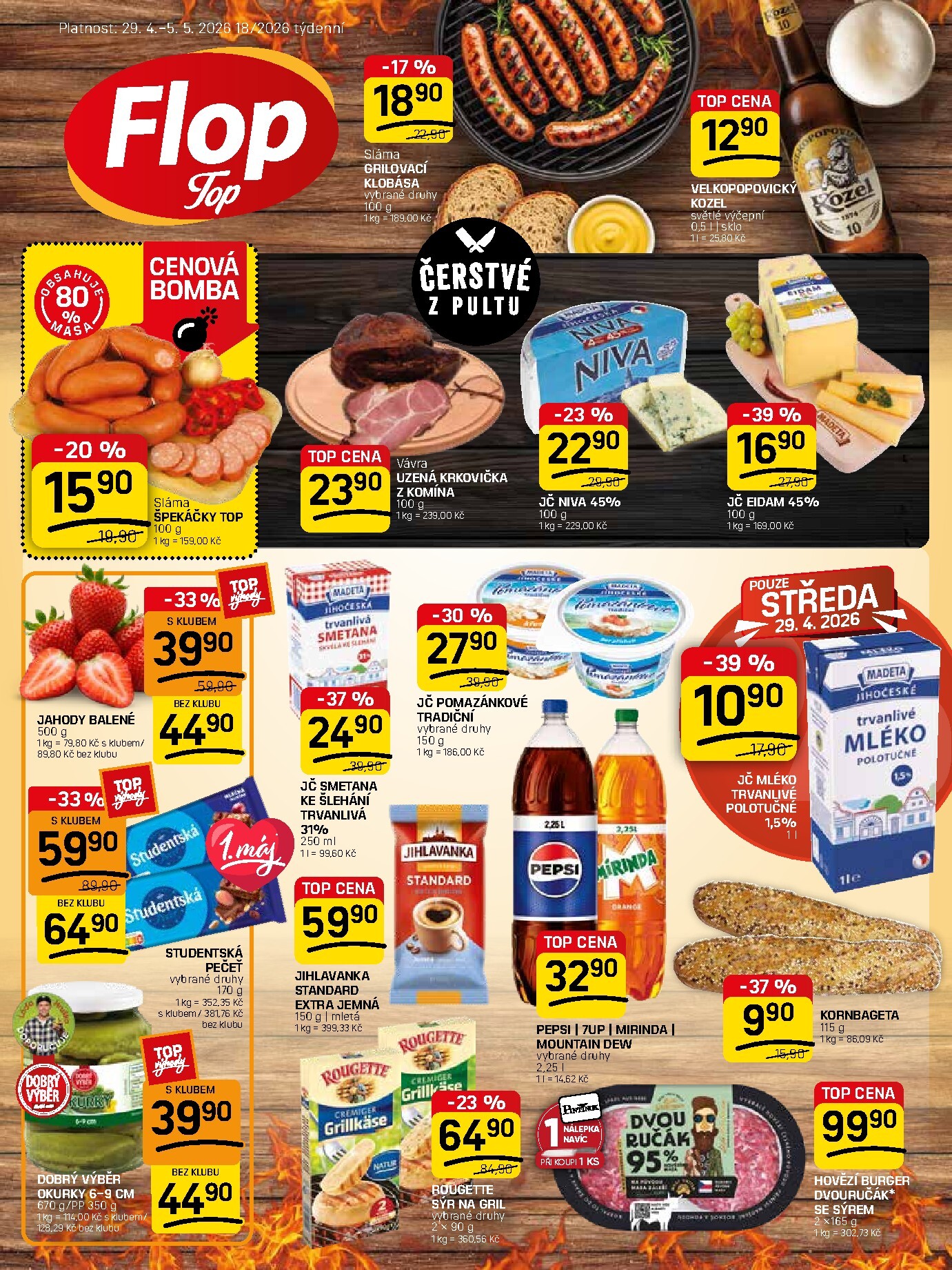 Aktuální Flop Top leták platný od středy 29.04.2026 do úterý 05.05.2026