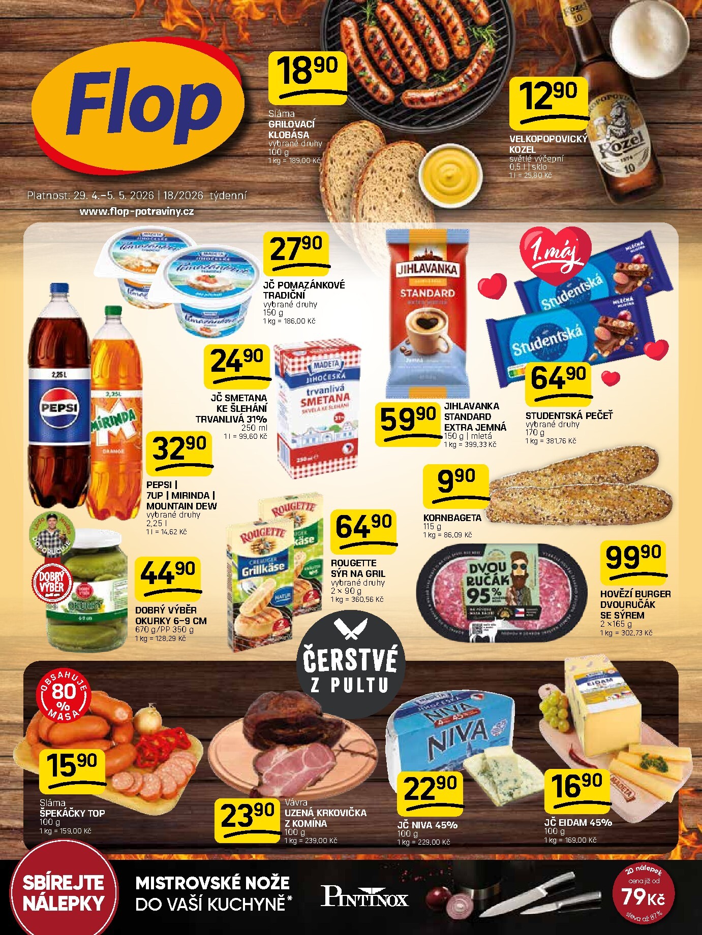 Aktuální Flop leták platný od středy 29.04.2026 do úterý 05.05.2026