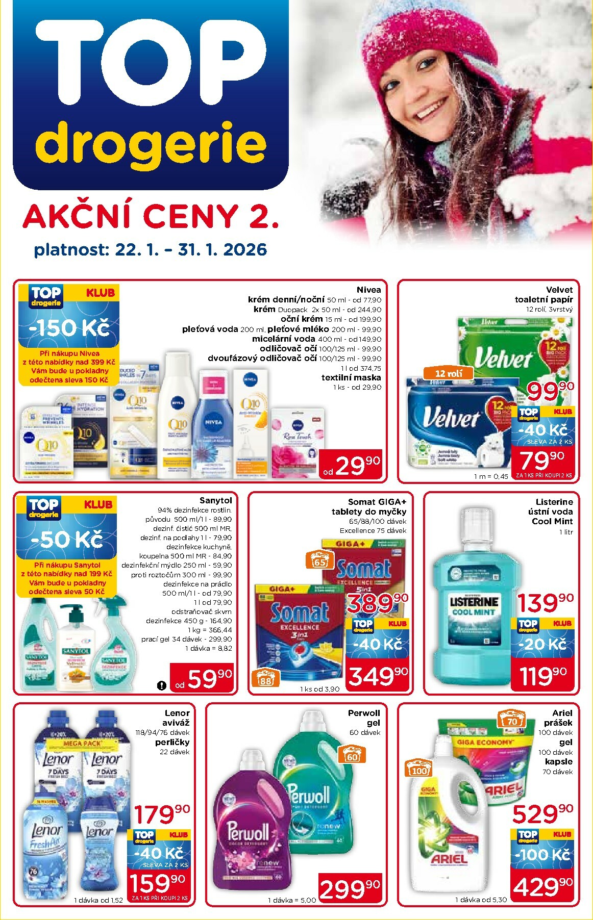 Aktuální leták Top drogerie od 22.01. do 31.01.