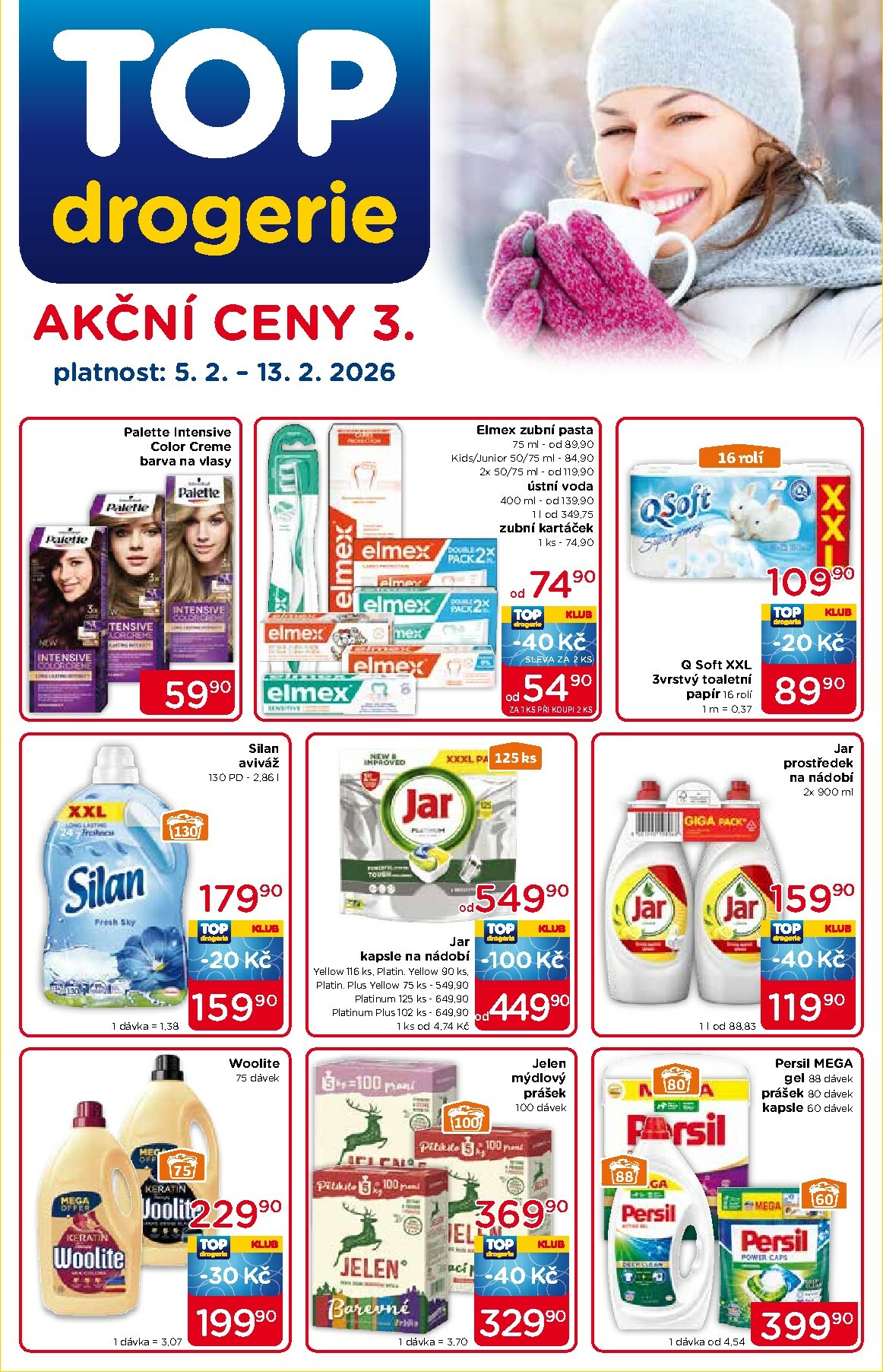Top drogerie leták platný od čtvrtka 05.02.2026 do pátku 13.02.2026