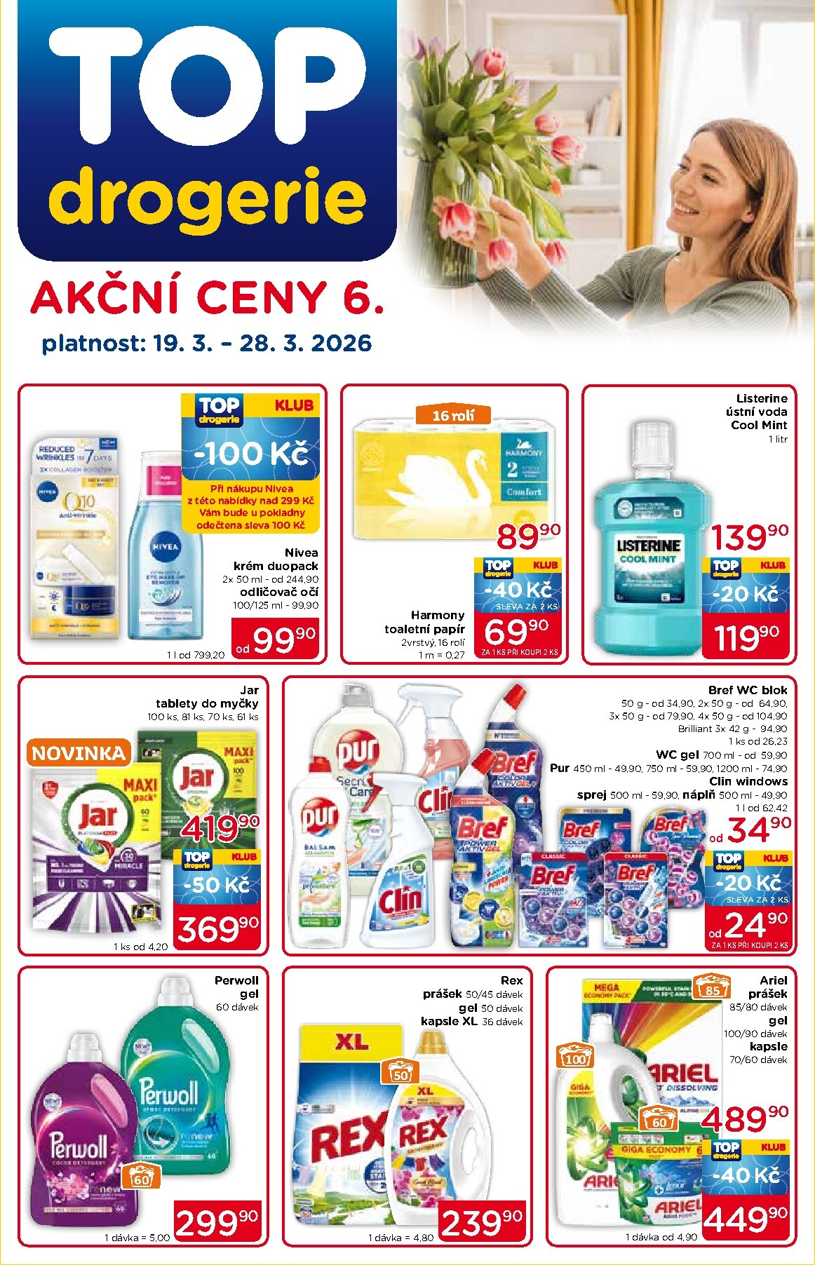 Top drogerie leták platný od čtvrtka 19.03.2026 do soboty 28.03.2026