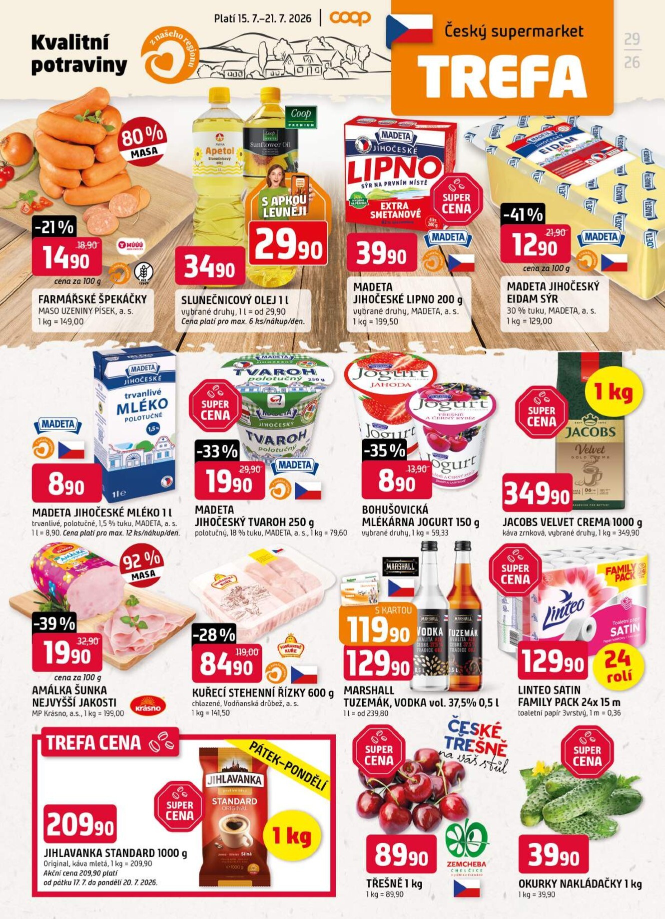 Budoucí Trefa leták platný od středy 15.07.2026 do úterý 21.07.2026